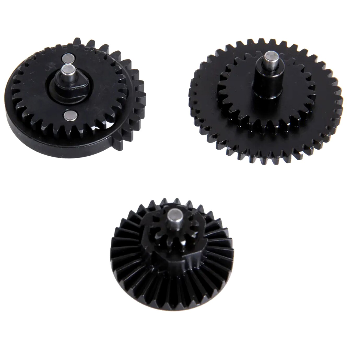 Zestaw stalowych kół zębatych Gate High Precision Short Stroke 13:1 - Black