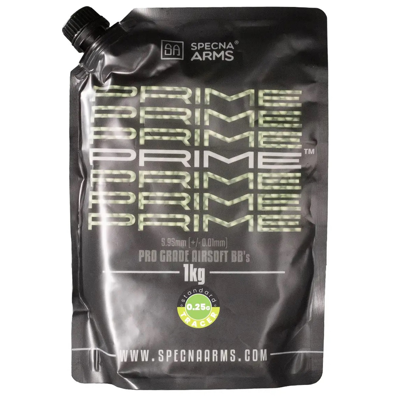Kulki precyzyjne Specna Arms PRIME Tracer 0.25 g 1 kg - Zielony