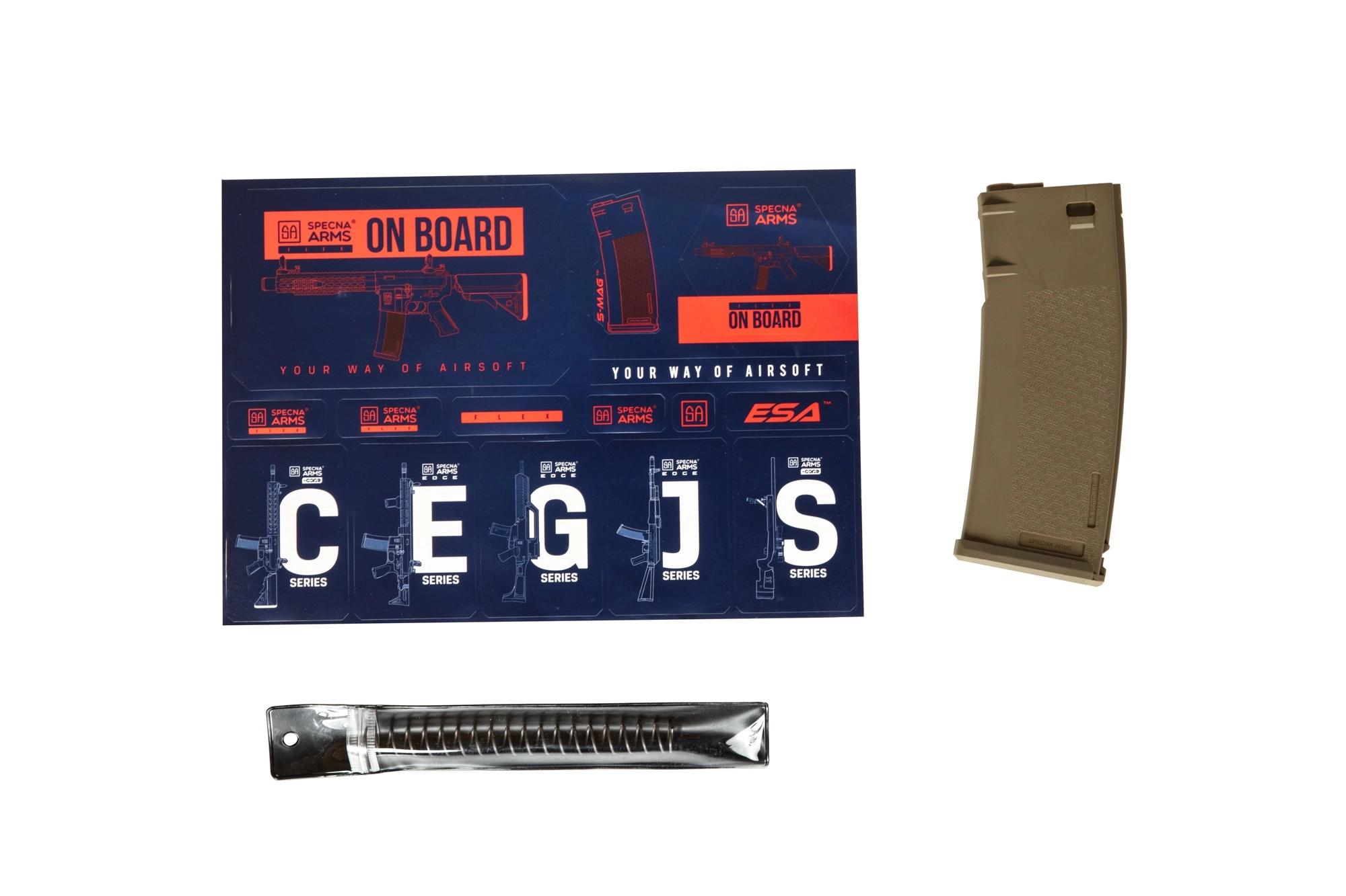 Штурмова гвинтівка AEG Specna Arms SA-F02 Flex Gate X-ASR 1.14 J - Half-Tan
