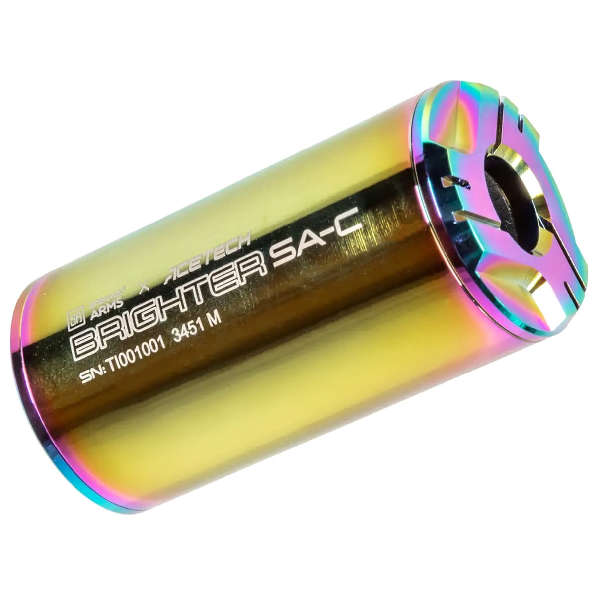 Tłumik Tracer Specna Arms x AceTech Brighter SA-C - Rainbow Gradient