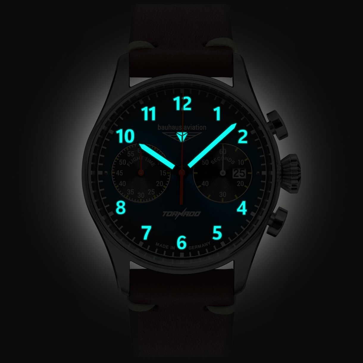 Zegarek Bauhaus Aviation Tornado Quartz 27723 - Brown