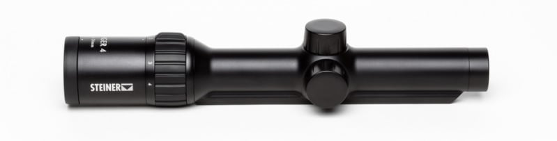Оптичний приціл Steiner Ranger 4 1-4x24 з рейкою - Black