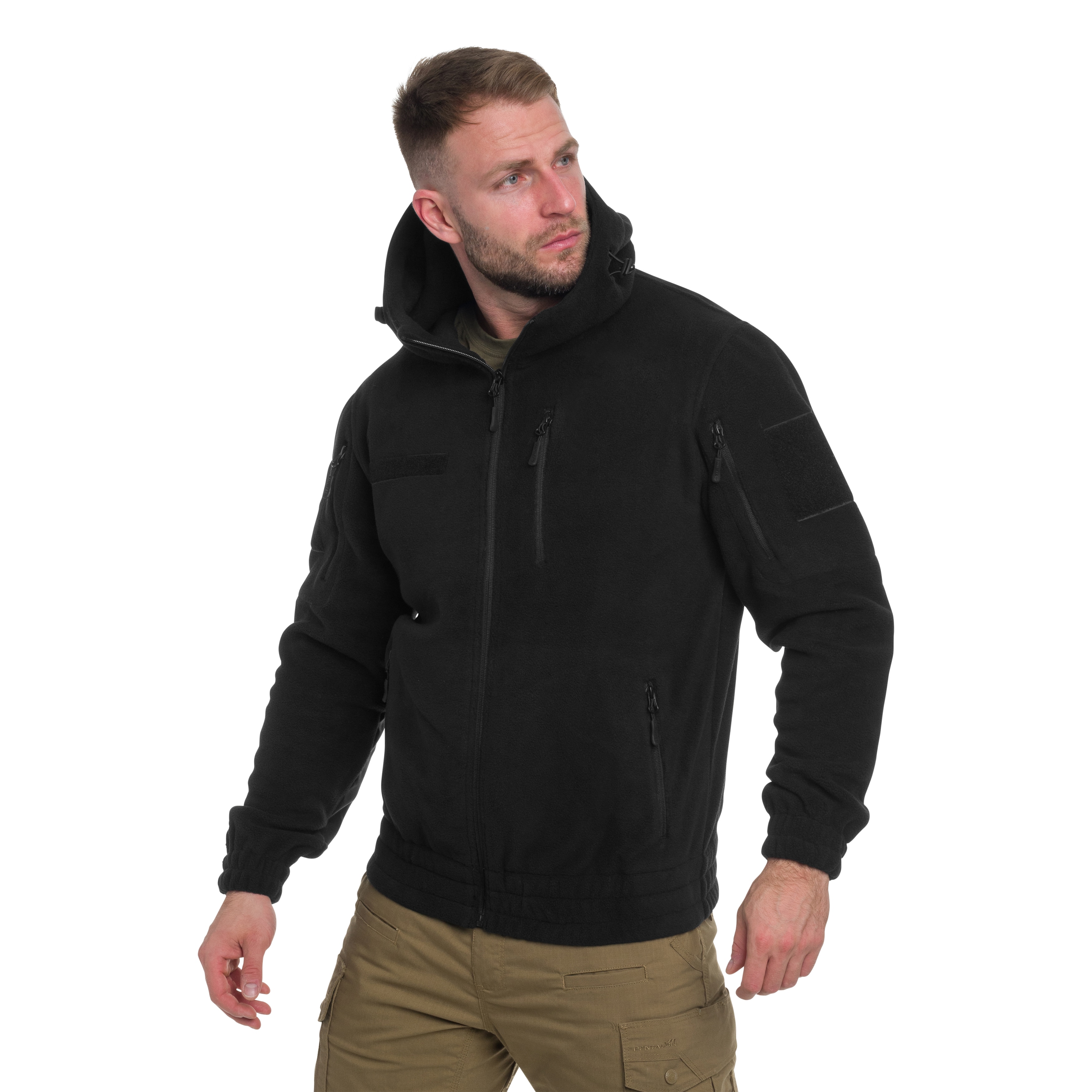 Флісова кофта Mil-Tec Cold Weather Fleece Jacket GEN.II - Black