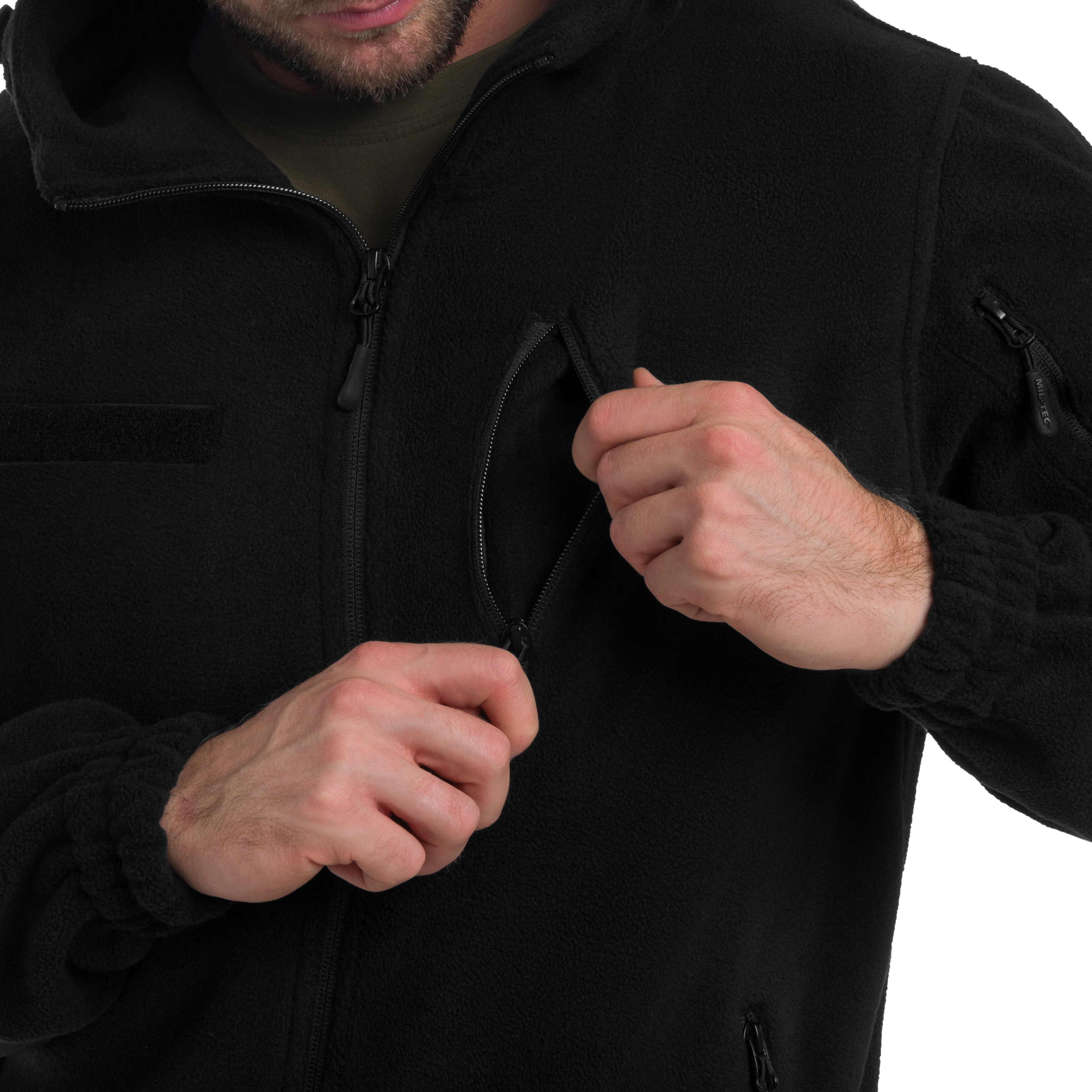 Polar Mil-Tec Cold Weather Fleece Jacket GEN.II - Black