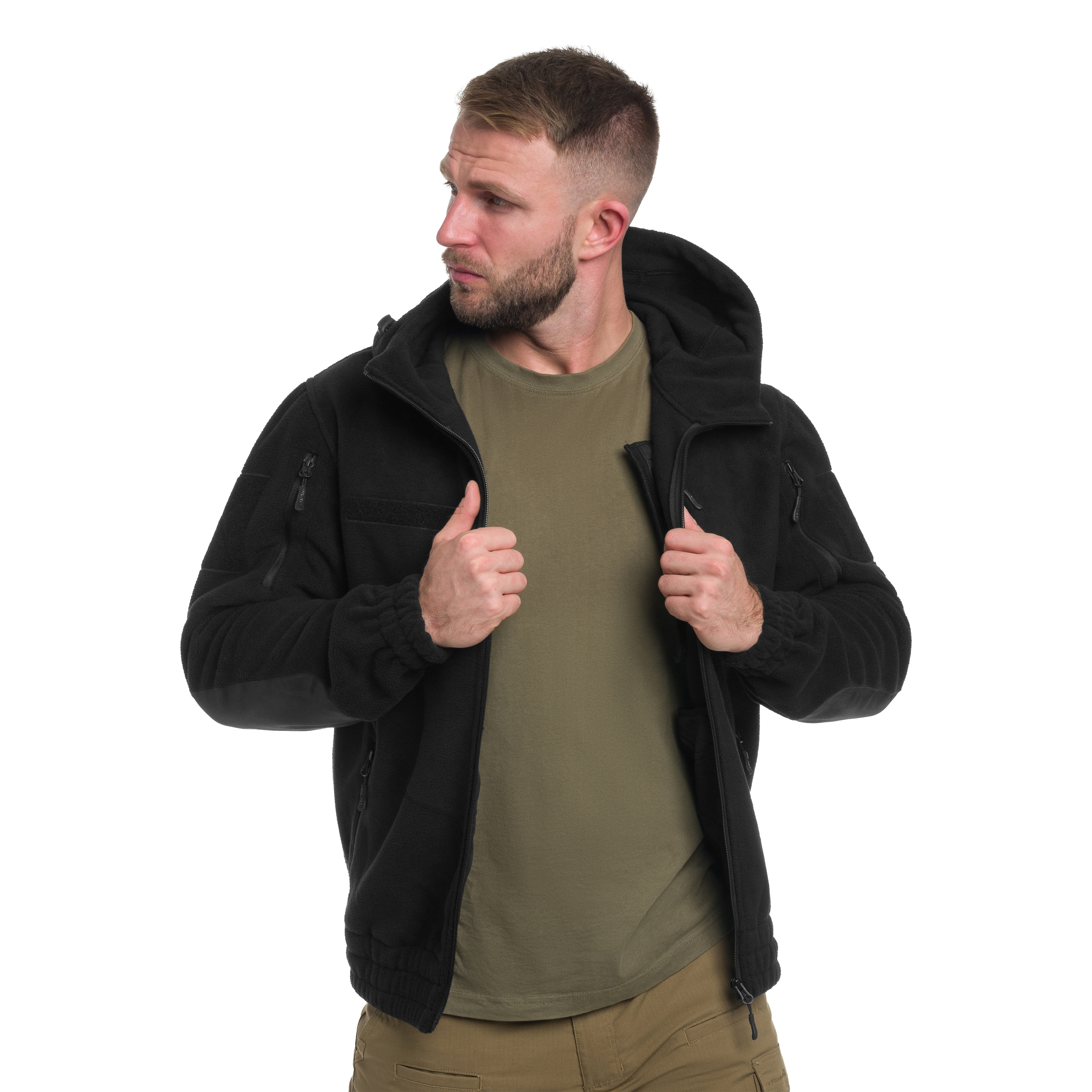 Polar Mil-Tec Cold Weather Fleece Jacket GEN.II - Black