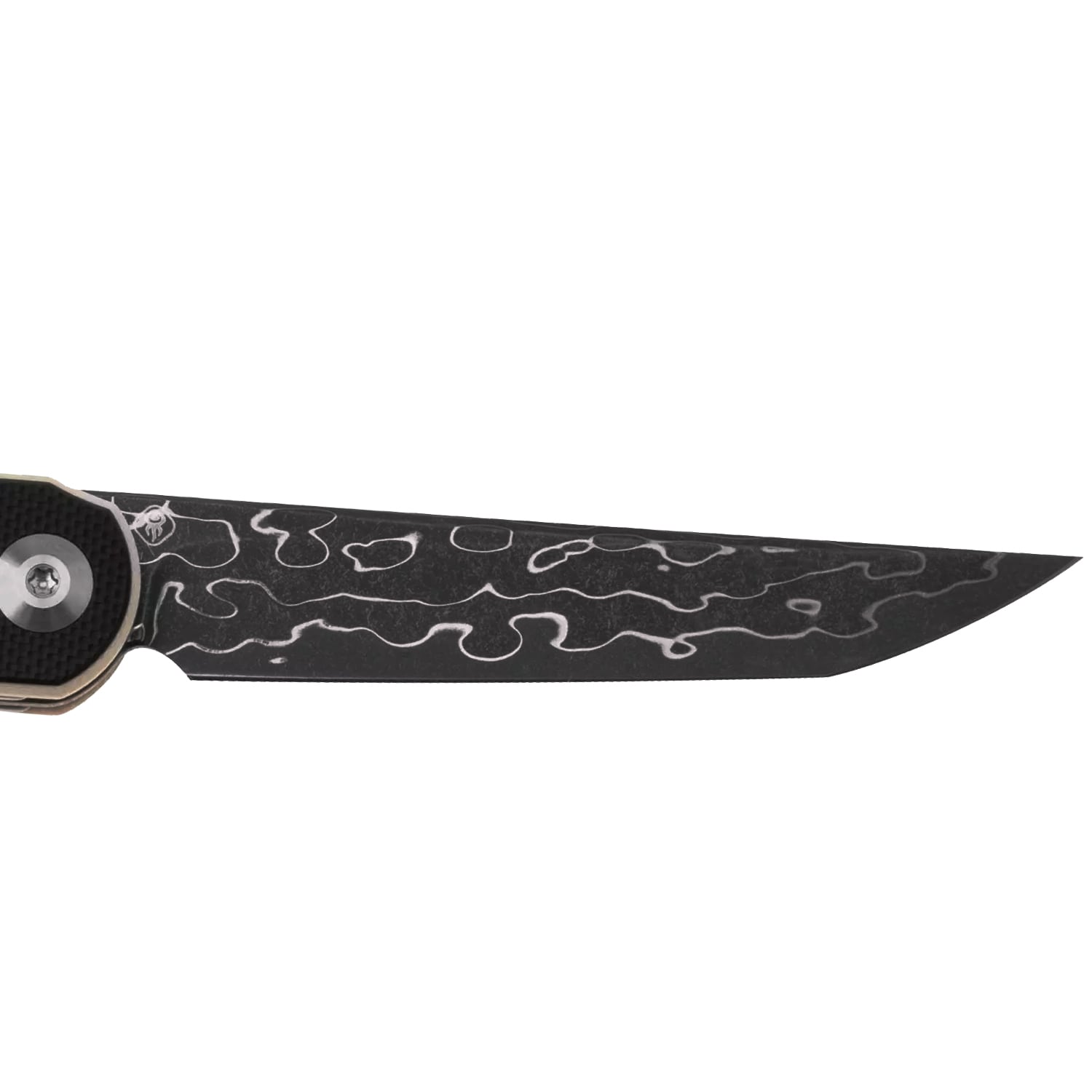 Nóż składany Civivi KwaiQ Damascus - Ivory/Black G10