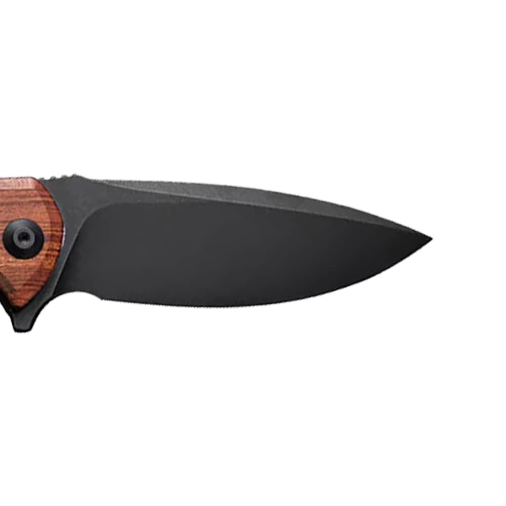 Nóż składany Civivi Praxis Cuibourtia Black Stonewashed 9Cr18MoV - Wood