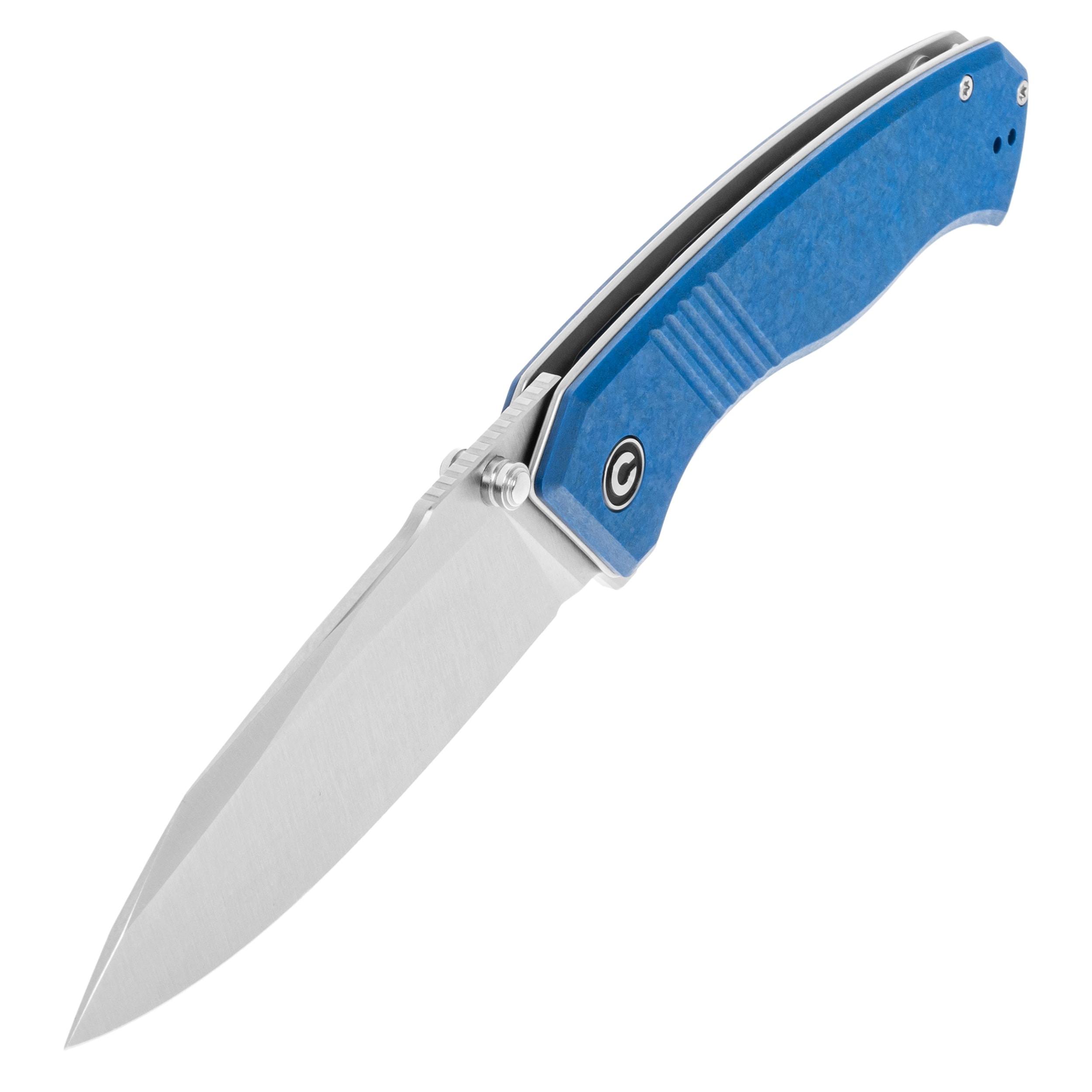 Nóż Civivi Placoid Black Stonewashed/Blue Shredded G10