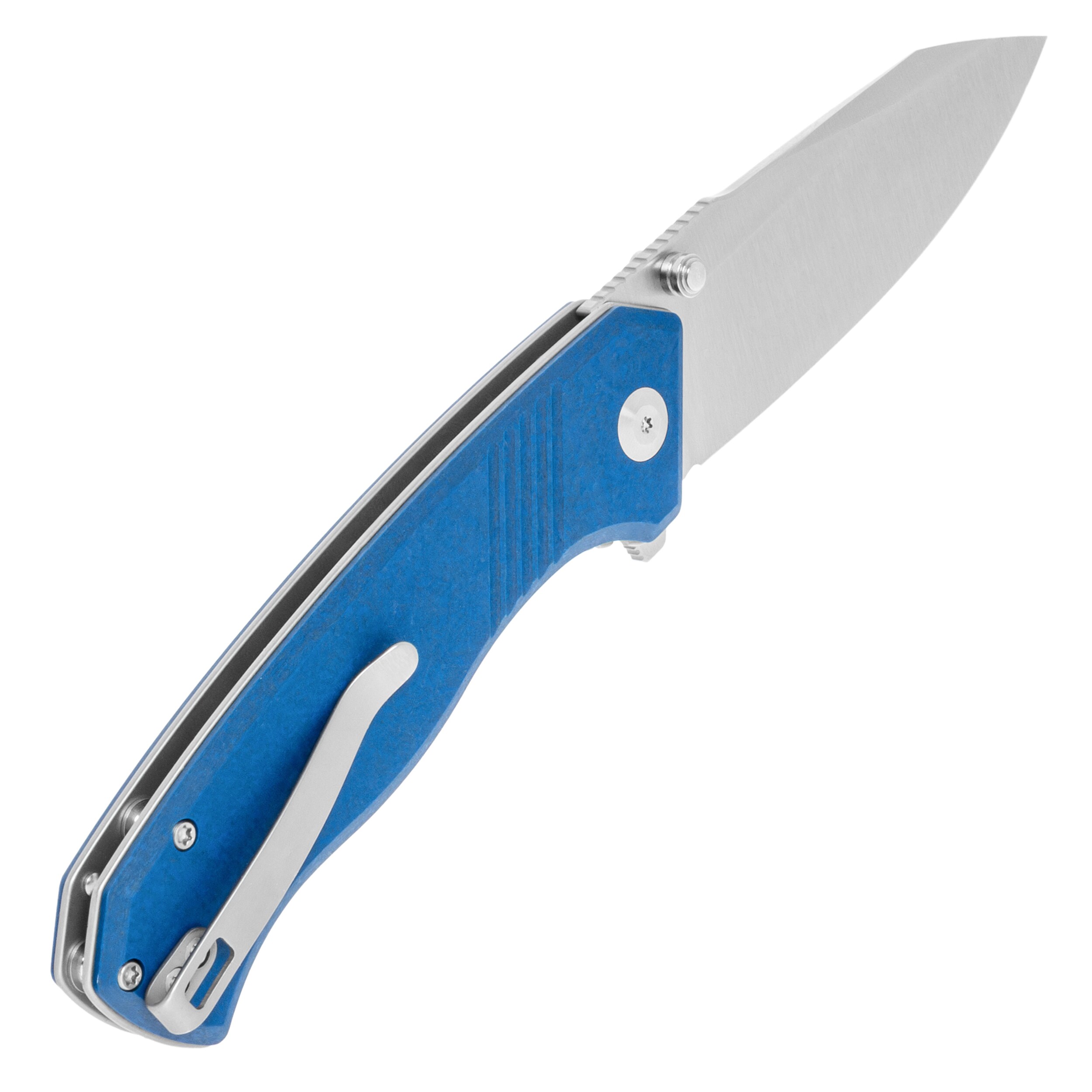 Nóż Civivi Placoid Black Stonewashed/Blue Shredded G10