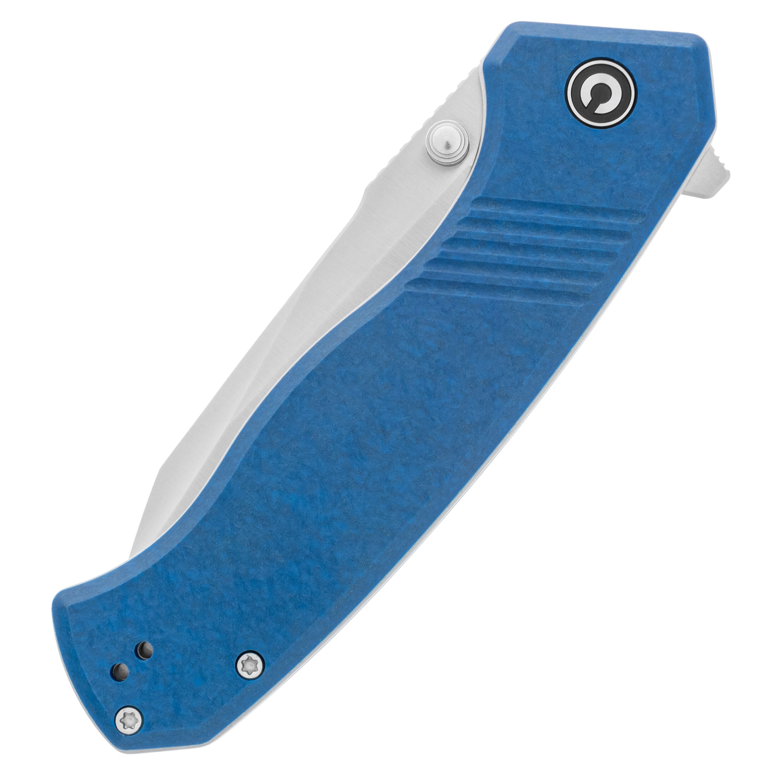 Nóż Civivi Placoid Black Stonewashed/Blue Shredded G10