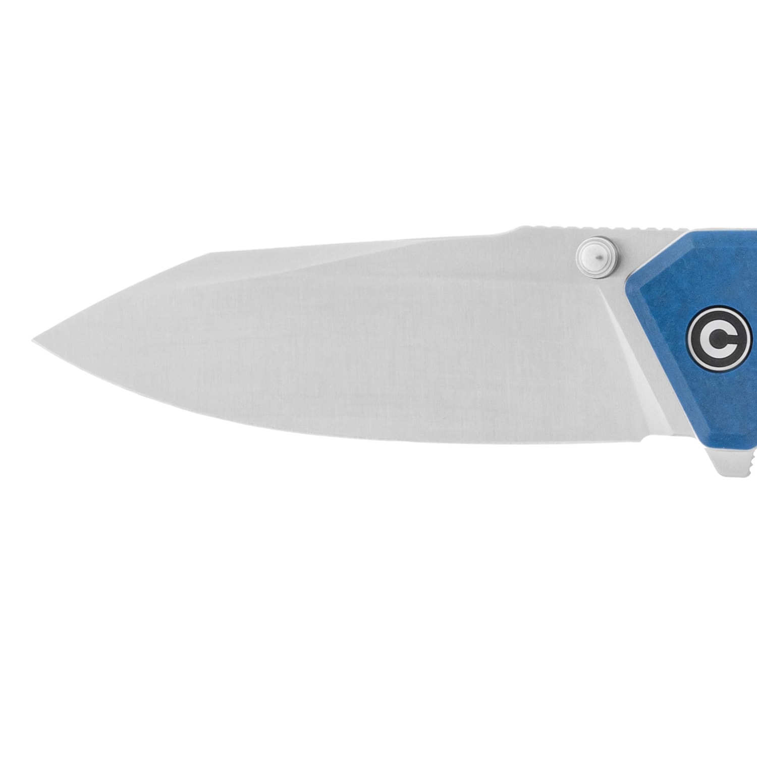 Nóż Civivi Placoid Black Stonewashed/Blue Shredded G10