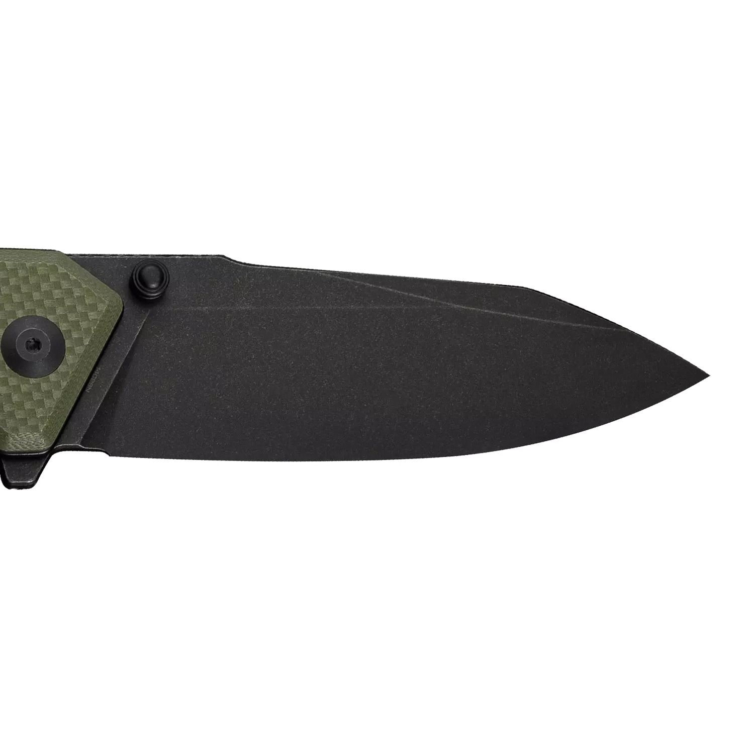 Складаний ніж Civivi Placoid Black Stonewashed 14C28N G10 - OD Green