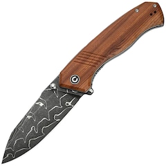 Nóż składany Civivi Placoid Guibourtia Damascus - Wood