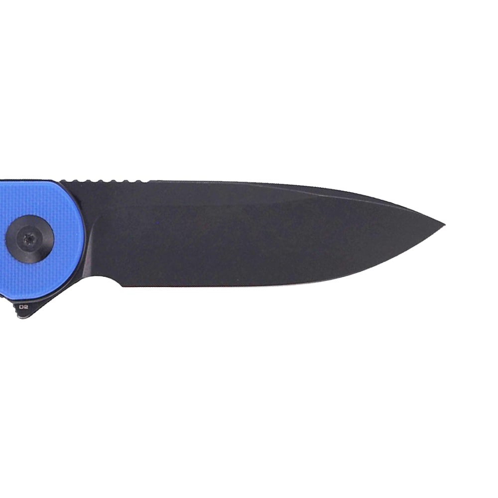 Nóż składany Civivi D2 Elementum Flipper C907X - Black Stonewashed/Blue G10