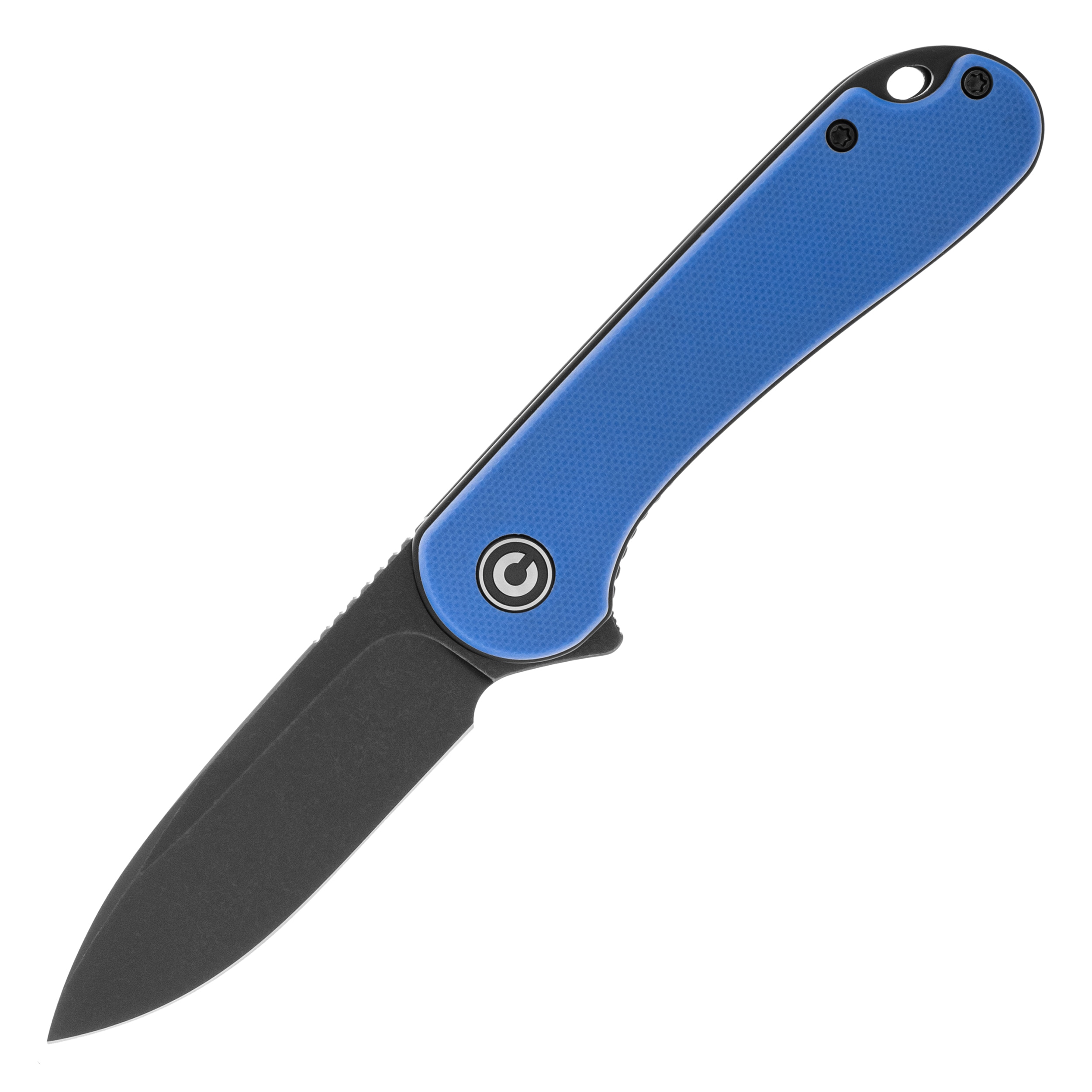 Nóż składany Civivi D2 Elementum Flipper C907X - Black Stonewashed/Blue G10