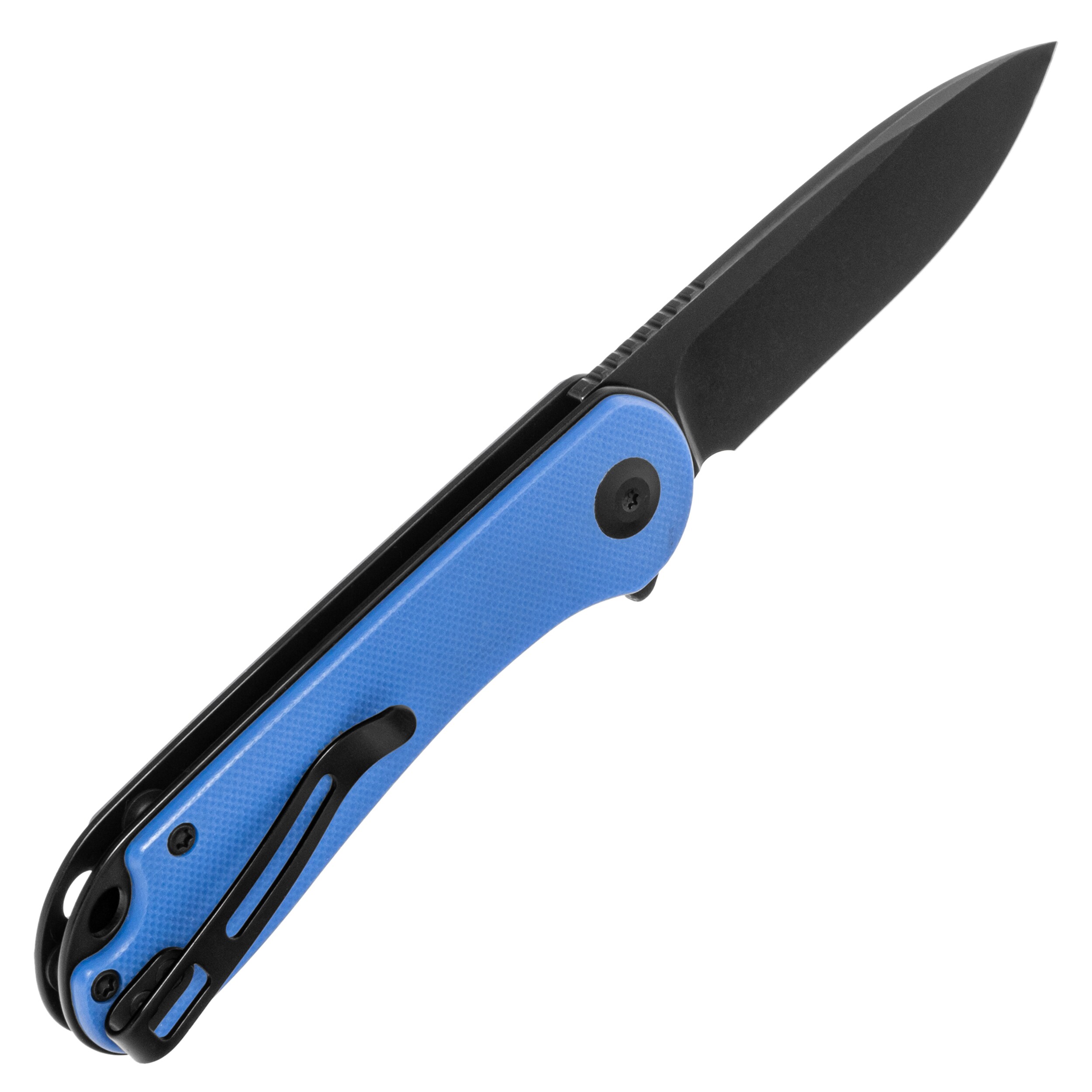Nóż składany Civivi D2 Elementum Flipper C907X - Black Stonewashed/Blue G10