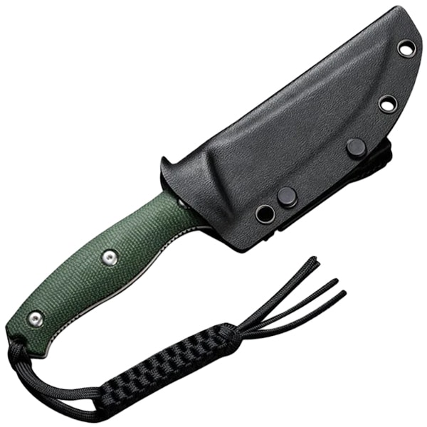Civivi Stormridge Satin Nitro-V Canvas Micarta Knife - Green