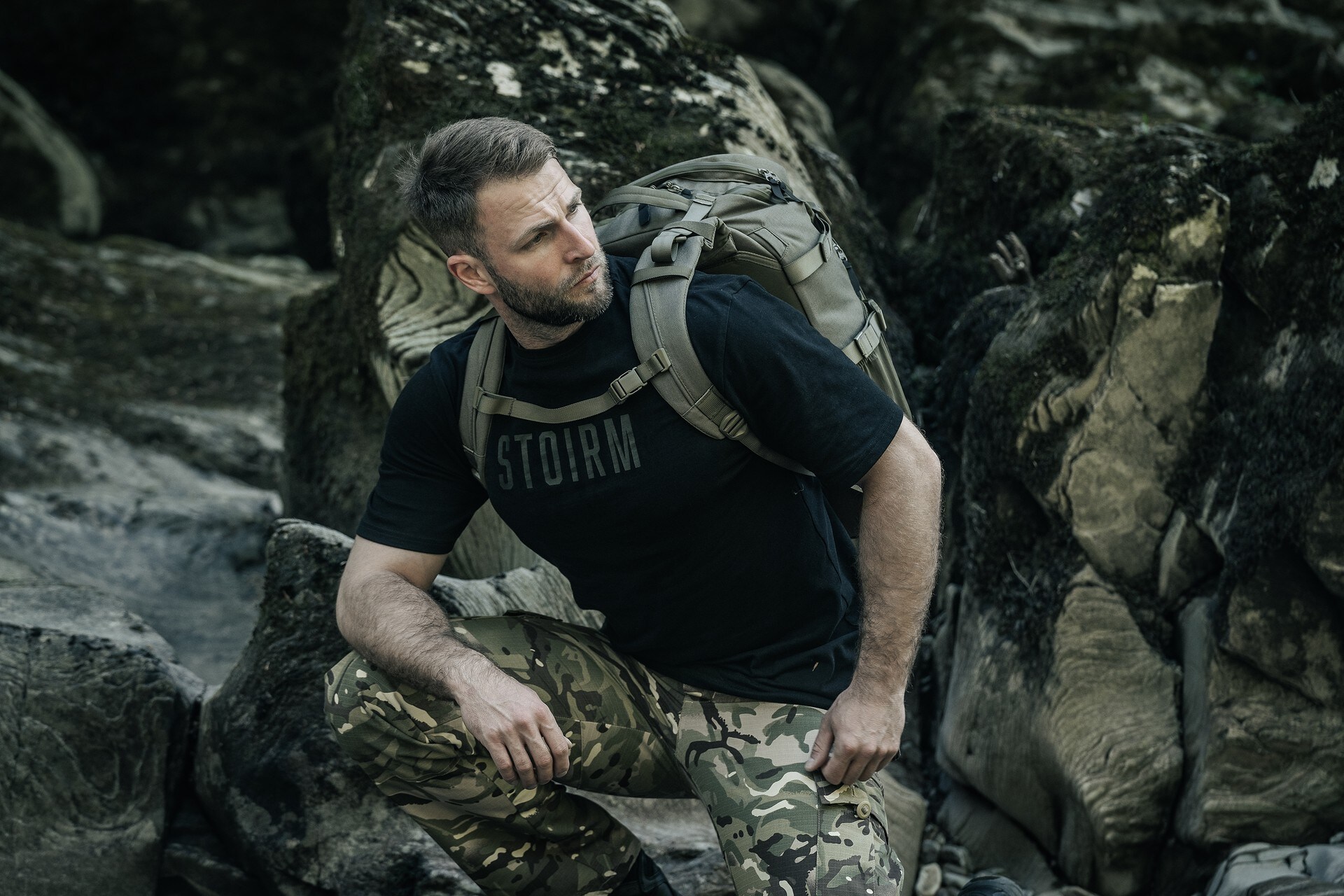 Koszulka T-Shirt Stoirm - Black