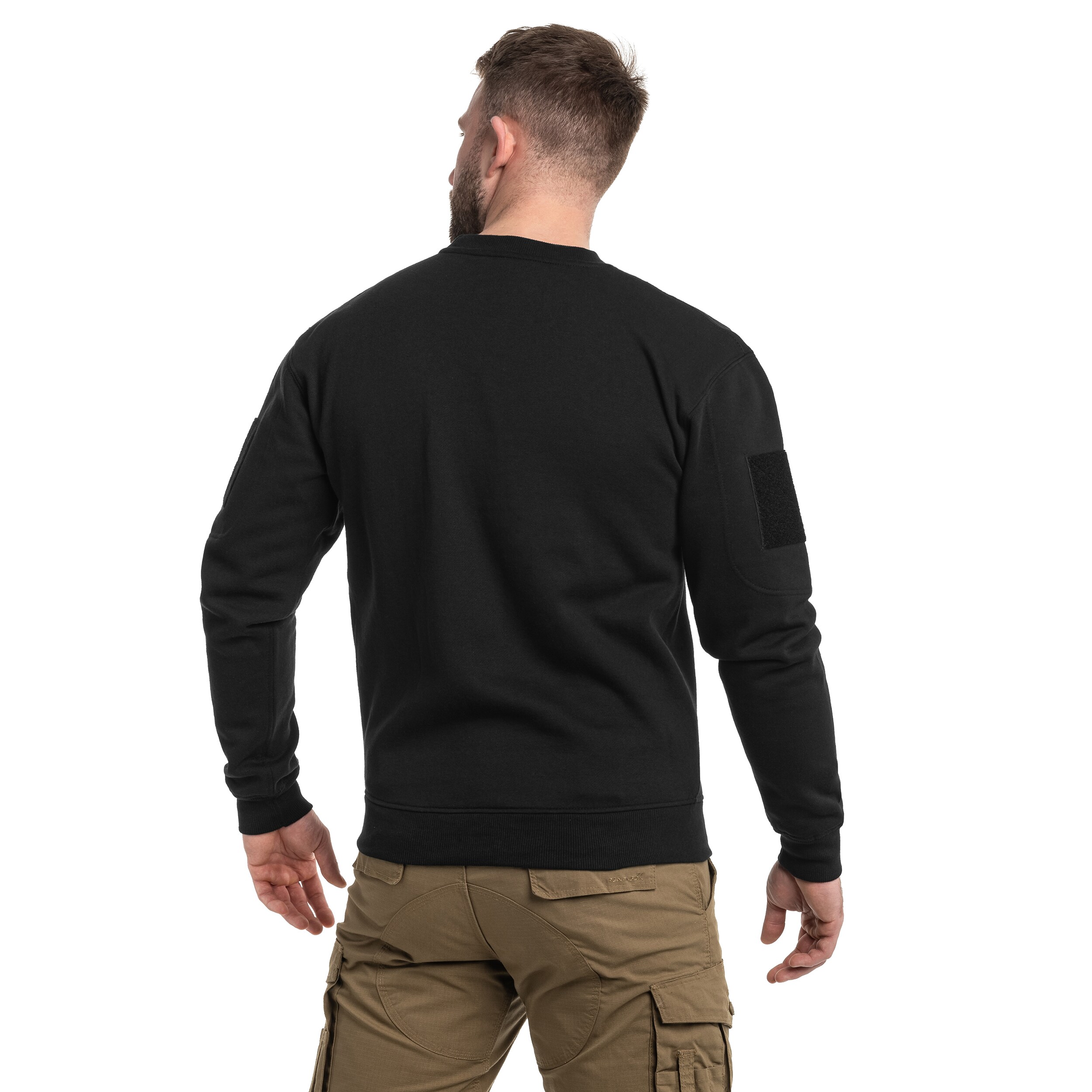 Bluza Mil-Tec Tactical Sweatshirt Round Neck - Black