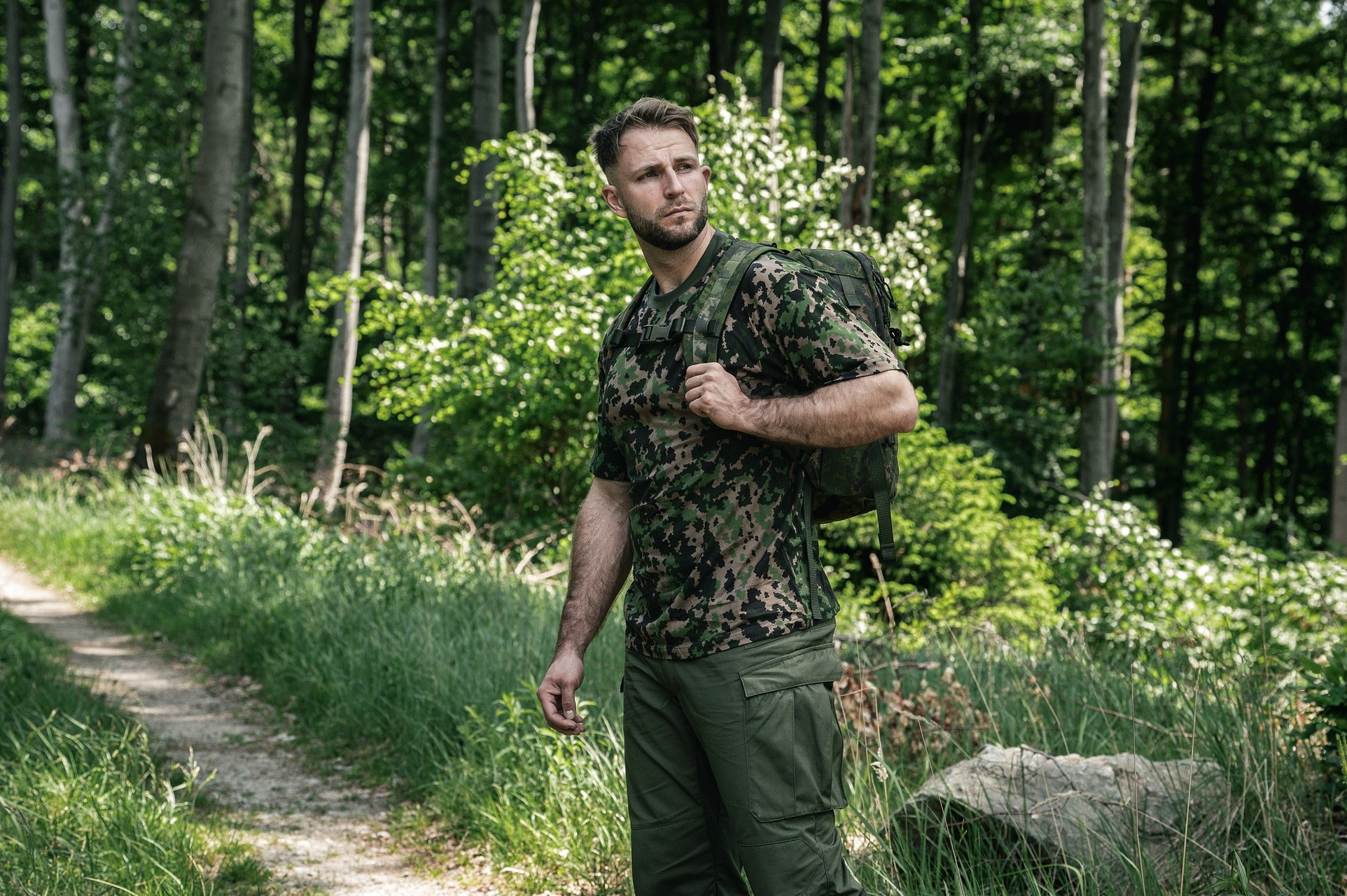 MFH T-shirt - M05 Finnish Camo