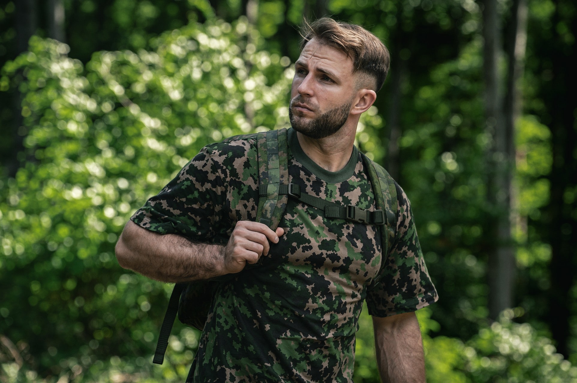 MFH T-shirt - M05 Finnish Camo