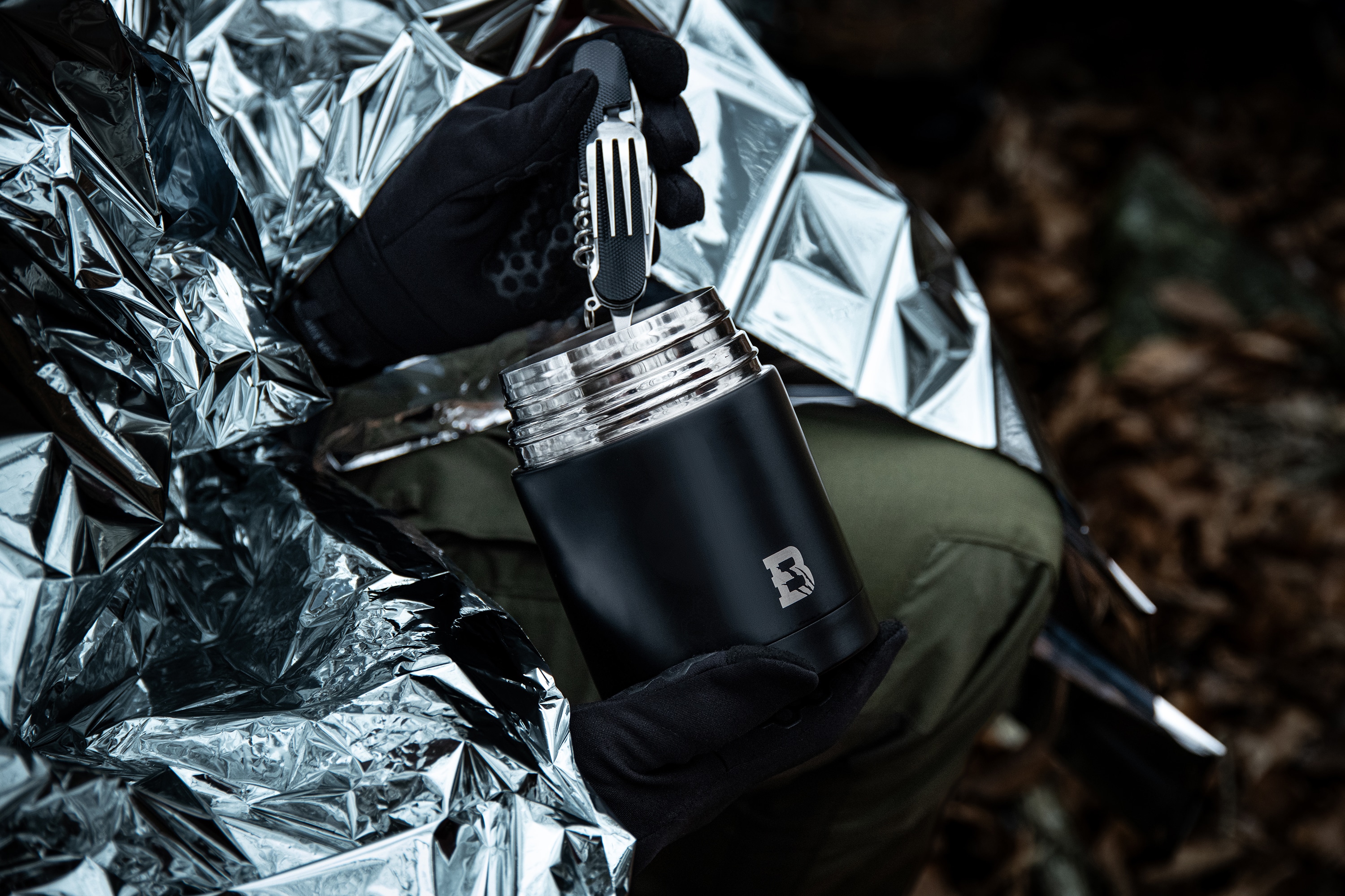 Термос для їжі Badger Outdoor 600 мл - Black