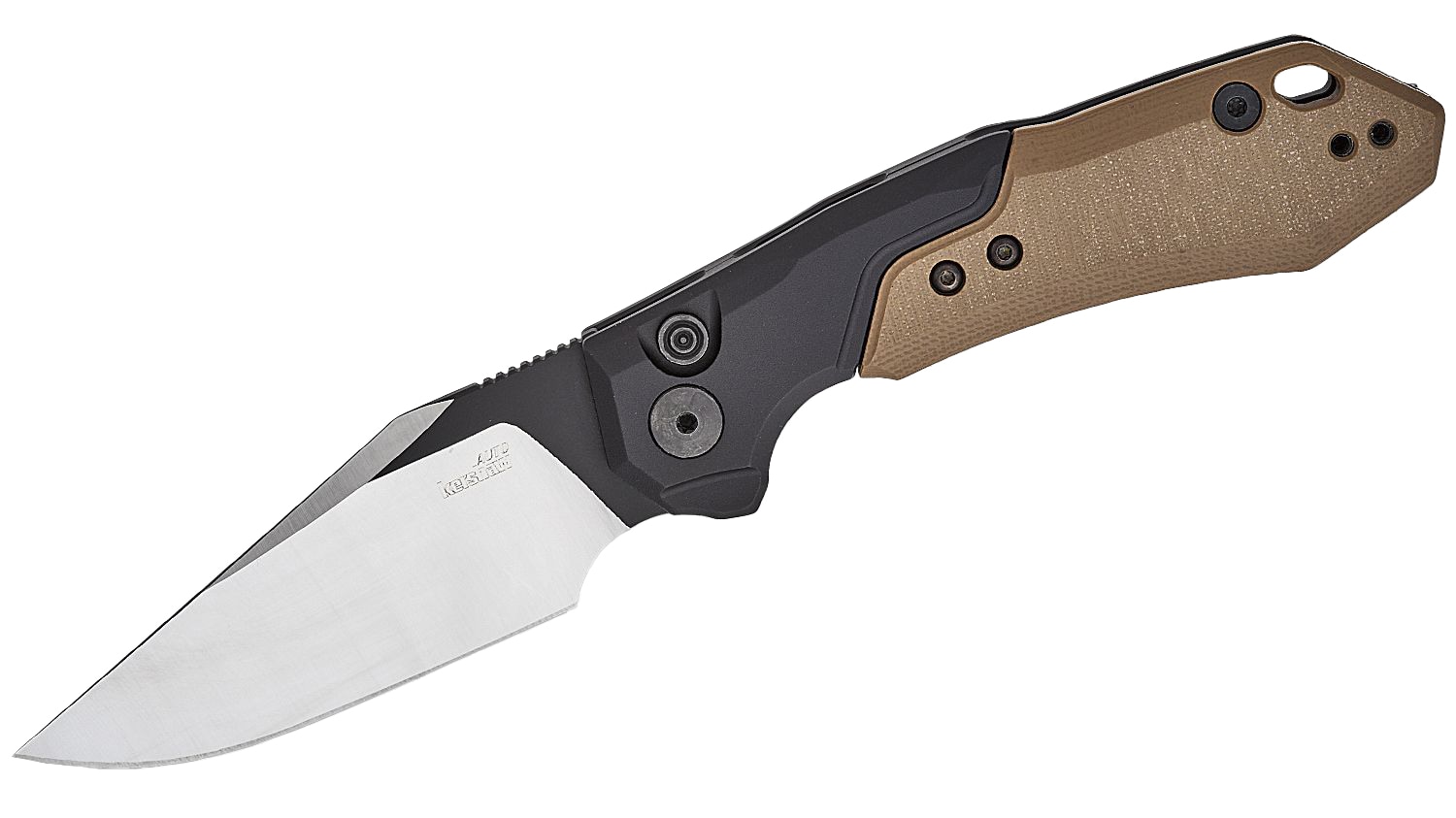Nóż sprężynowy Kershaw Launch 19 - Black/Earth Brown
