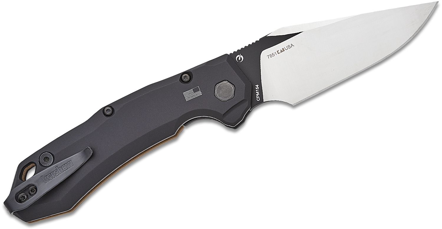 Nóż sprężynowy Kershaw Launch 19 - Black/Earth Brown