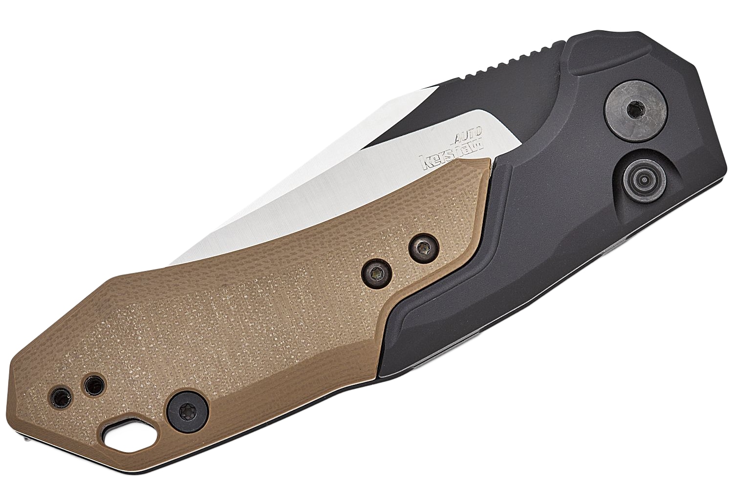 Nóż sprężynowy Kershaw Launch 19 - Black/Earth Brown