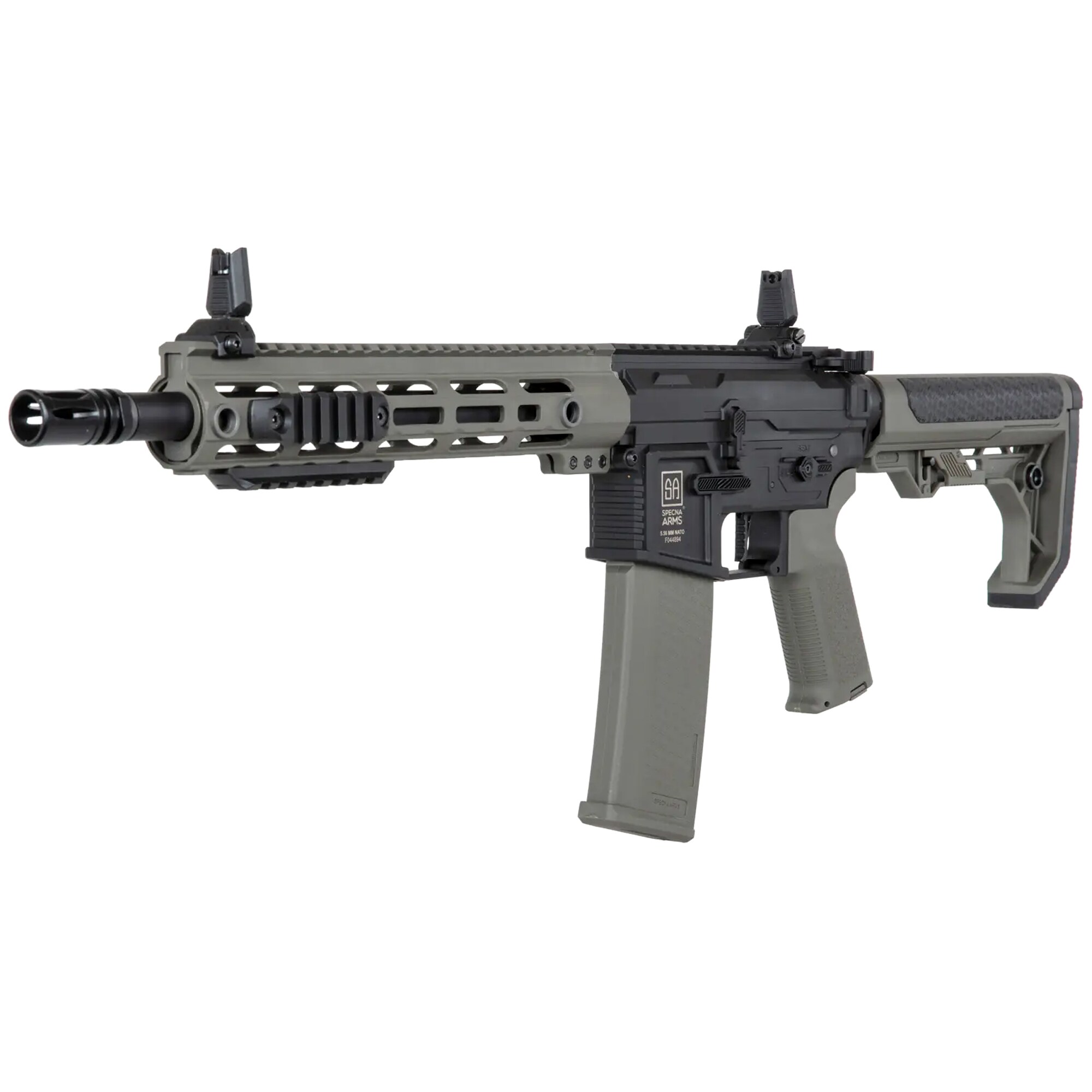 Штурмова гвинтівка AEG Specna Arms SA-F05-RL Flex Light Ops Stock/New Receiver HAL ETU - Olive