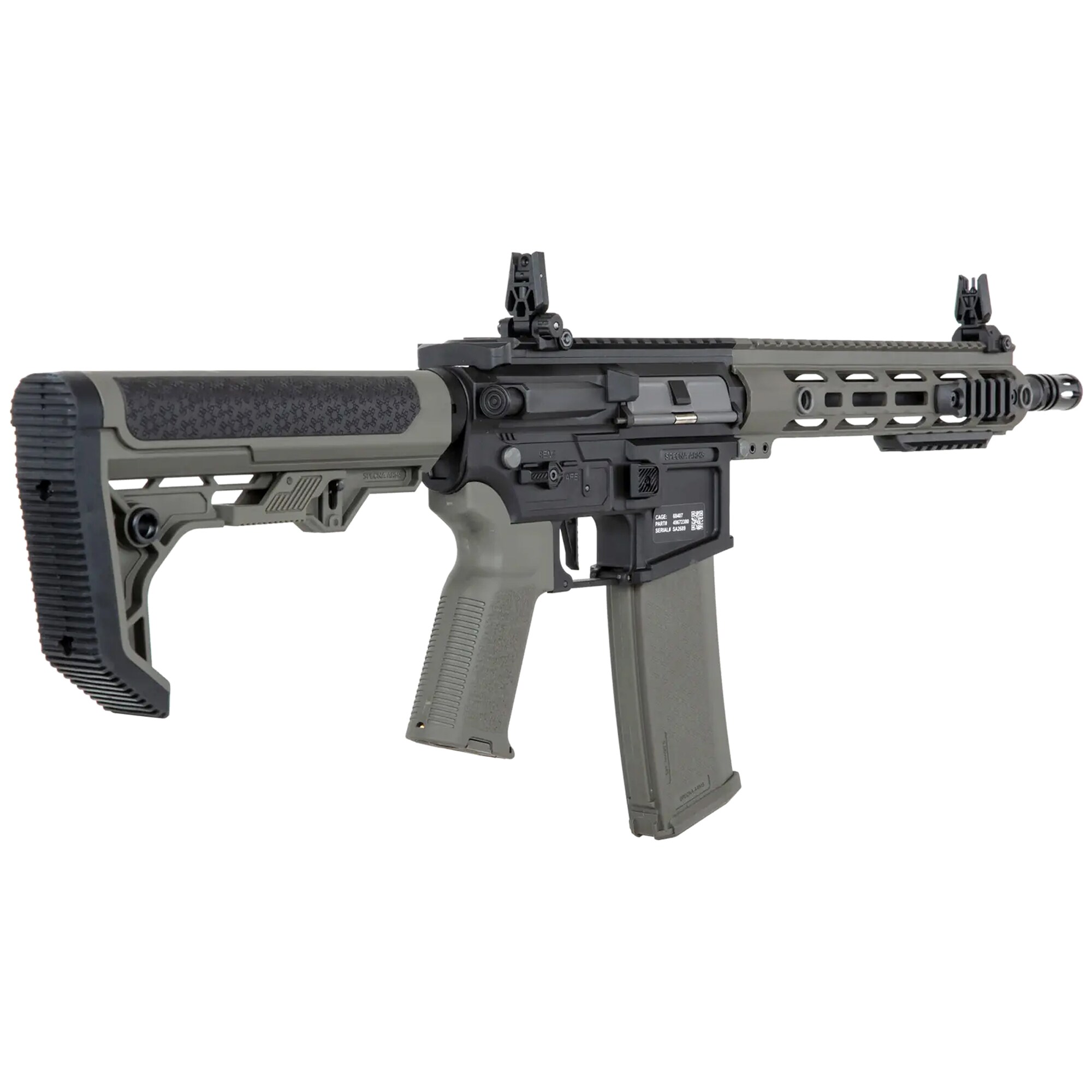 Штурмова гвинтівка AEG Specna Arms SA-F05-RL Flex Light Ops Stock/New Receiver HAL ETU - Olive