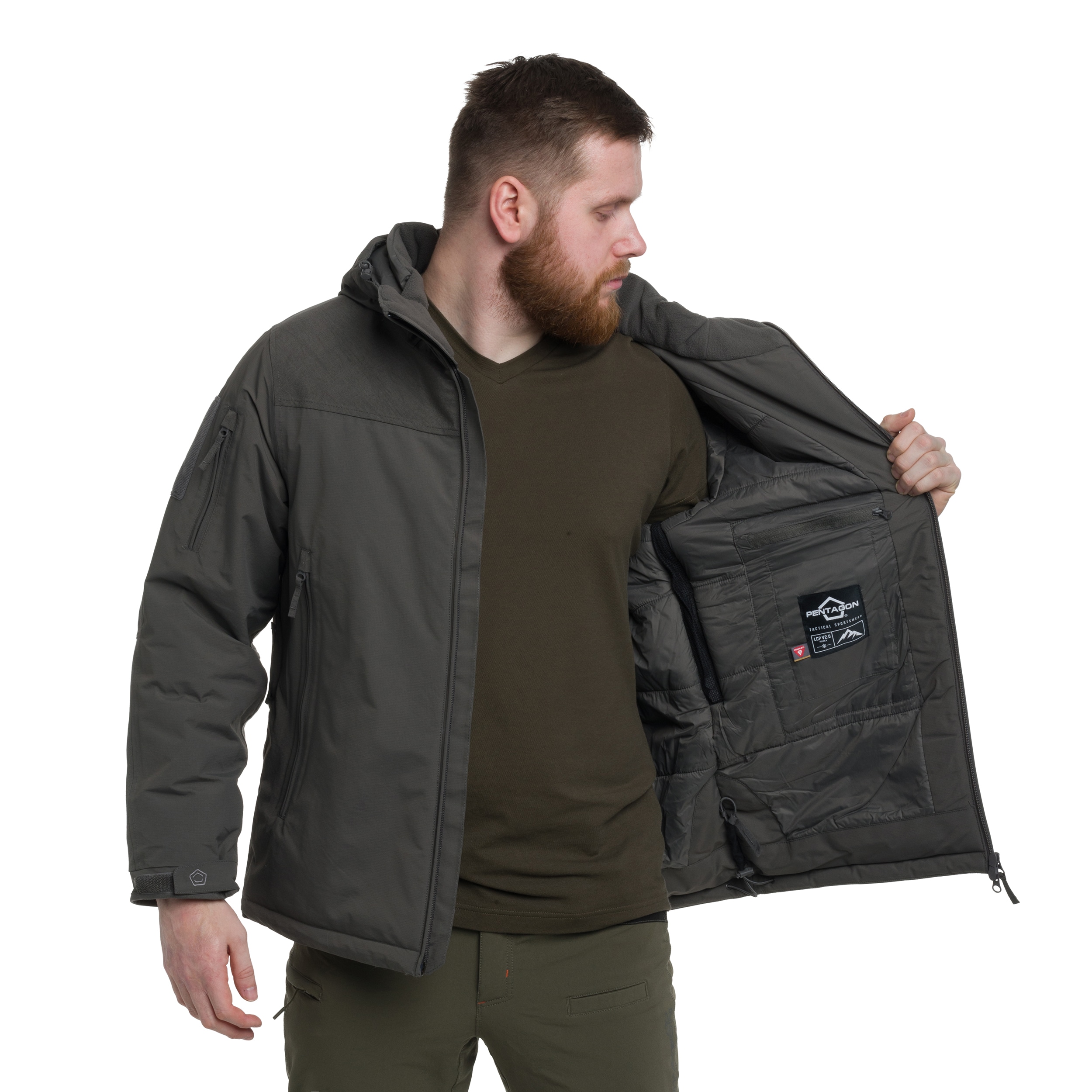 Куртка Pentagon LCP Primaloft V2.0 Парка - Cinder Grey