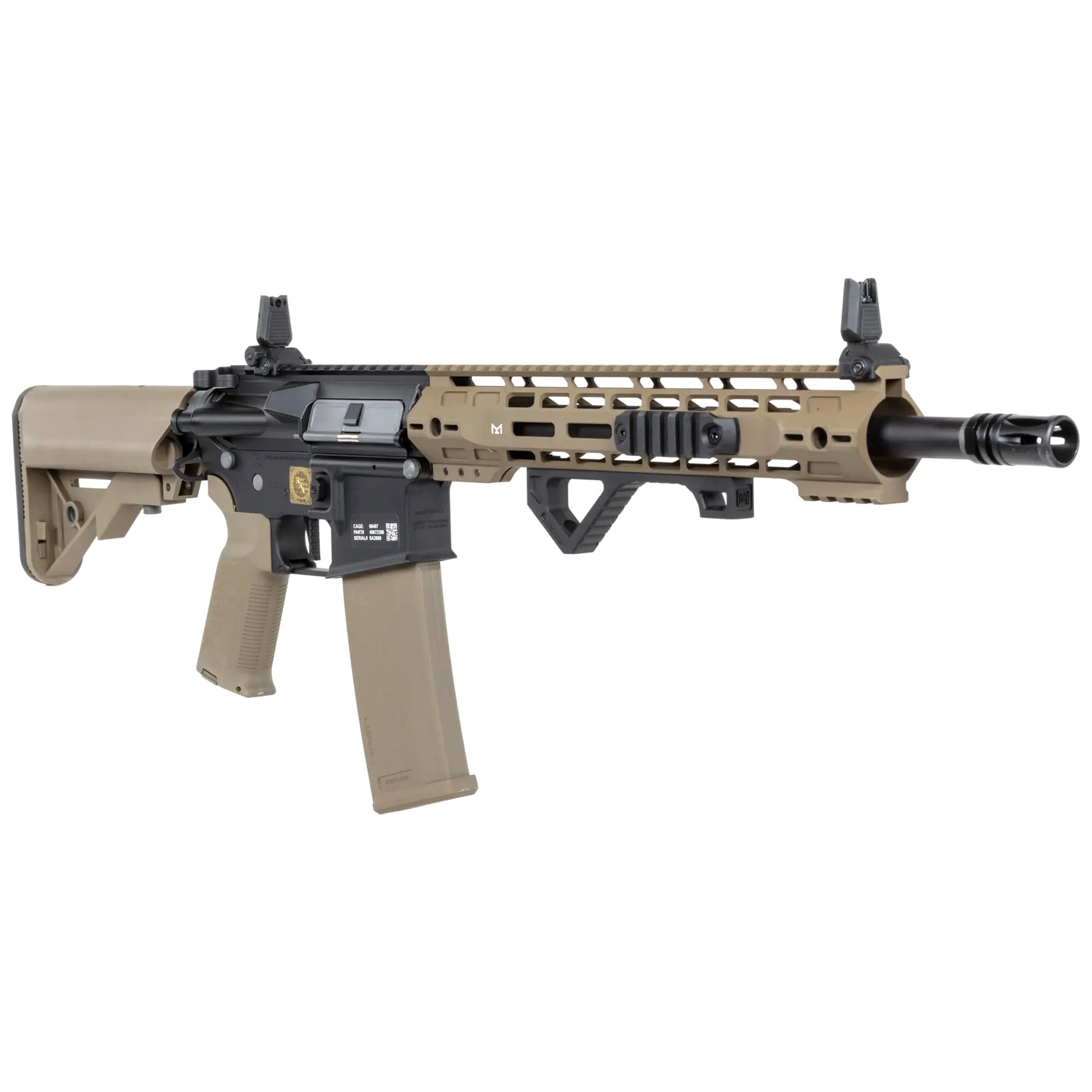 Karabinek szturmowy ASG Specna Arms SA-E14-H Havy Ops Stock Edge HAL ETU - Half-Tan
