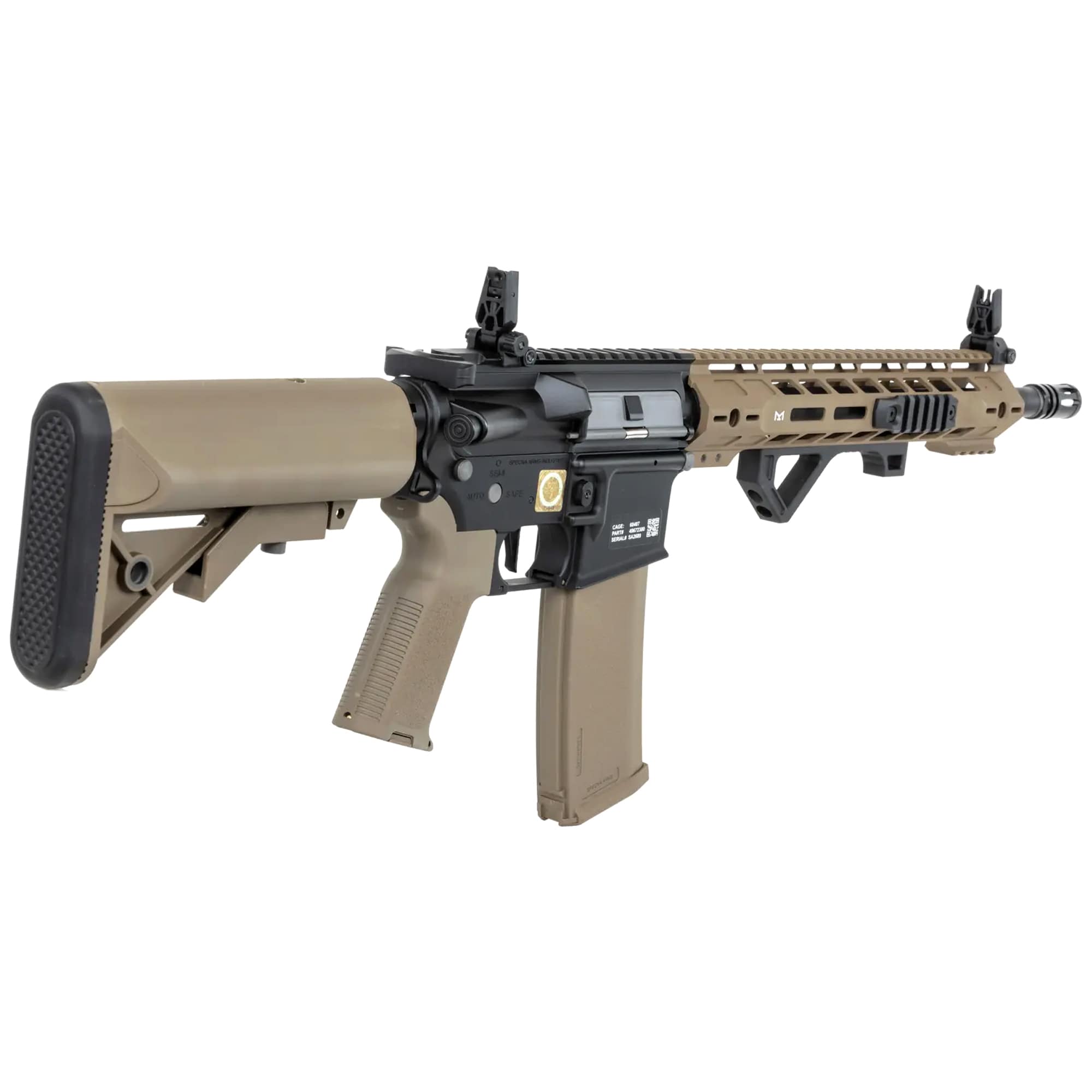 Karabinek szturmowy ASG Specna Arms SA-E14-H Havy Ops Stock Edge HAL ETU - Half-Tan
