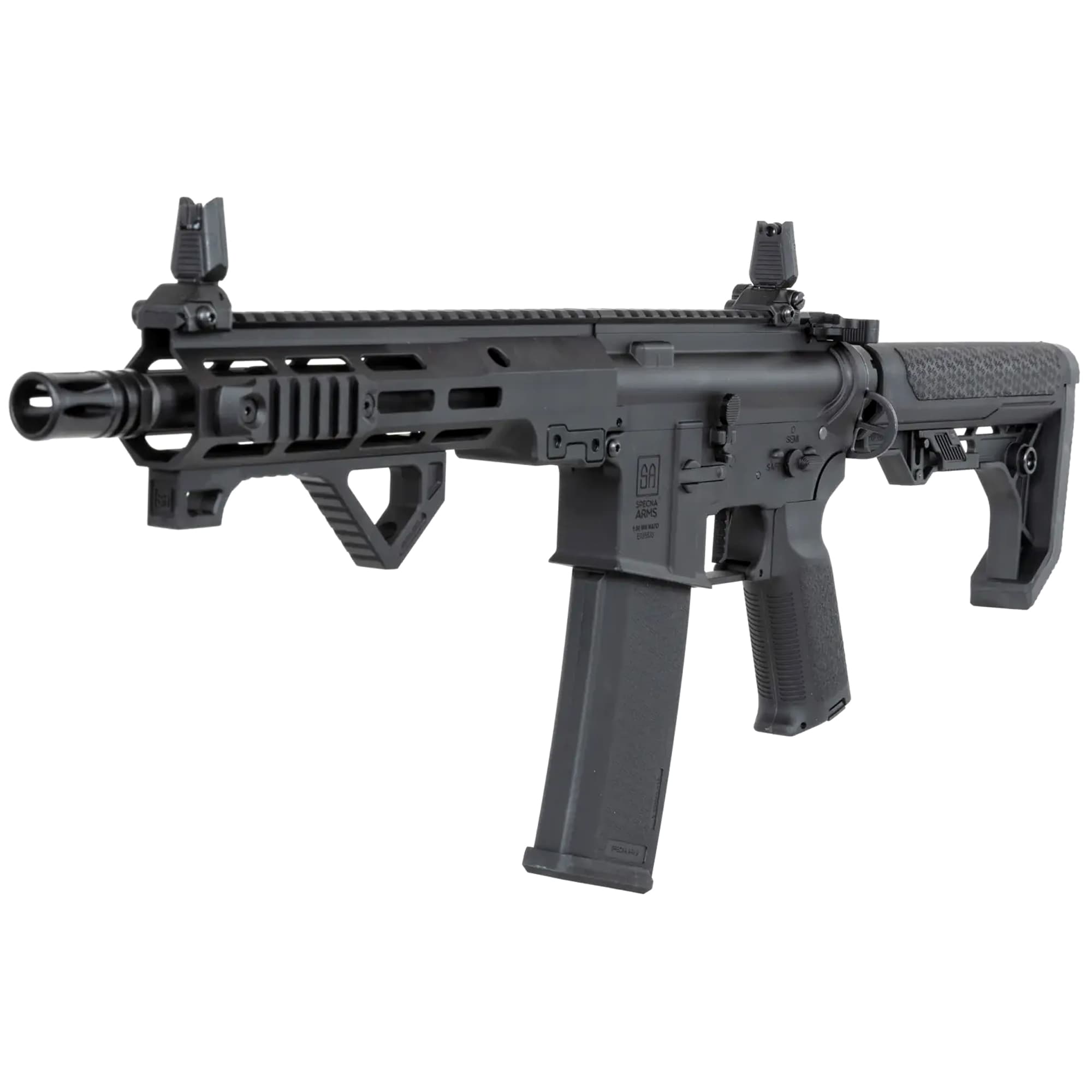 Karabinek szturmowy ASG Specna Arms SA-E23 Edge Light Ops Stock HAL ETU - Black