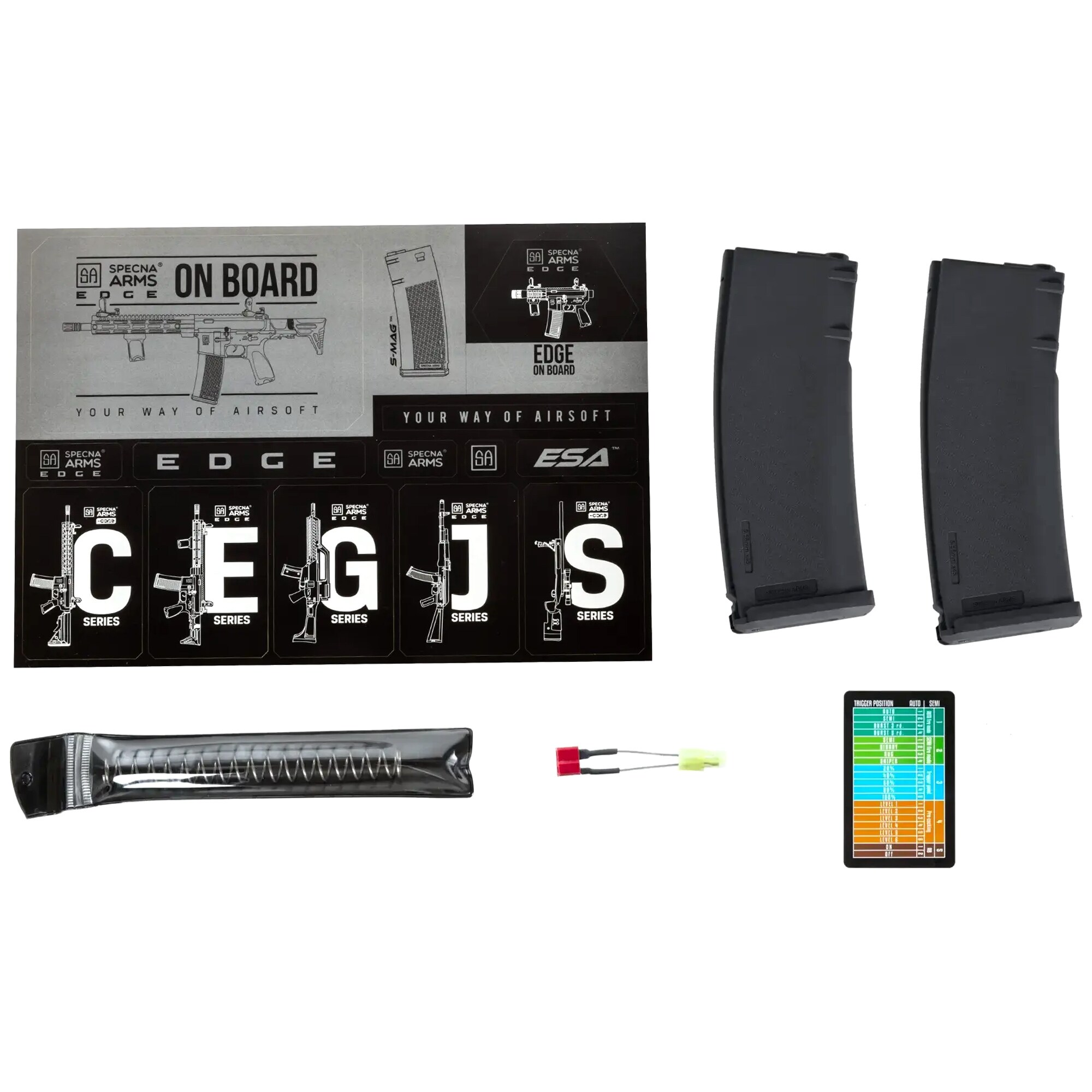 Штурмова гвинтівка AEG Specna Arms SA-E24-H EDGE Heavy Ops Stock HAL ETU - Chaos Bronze