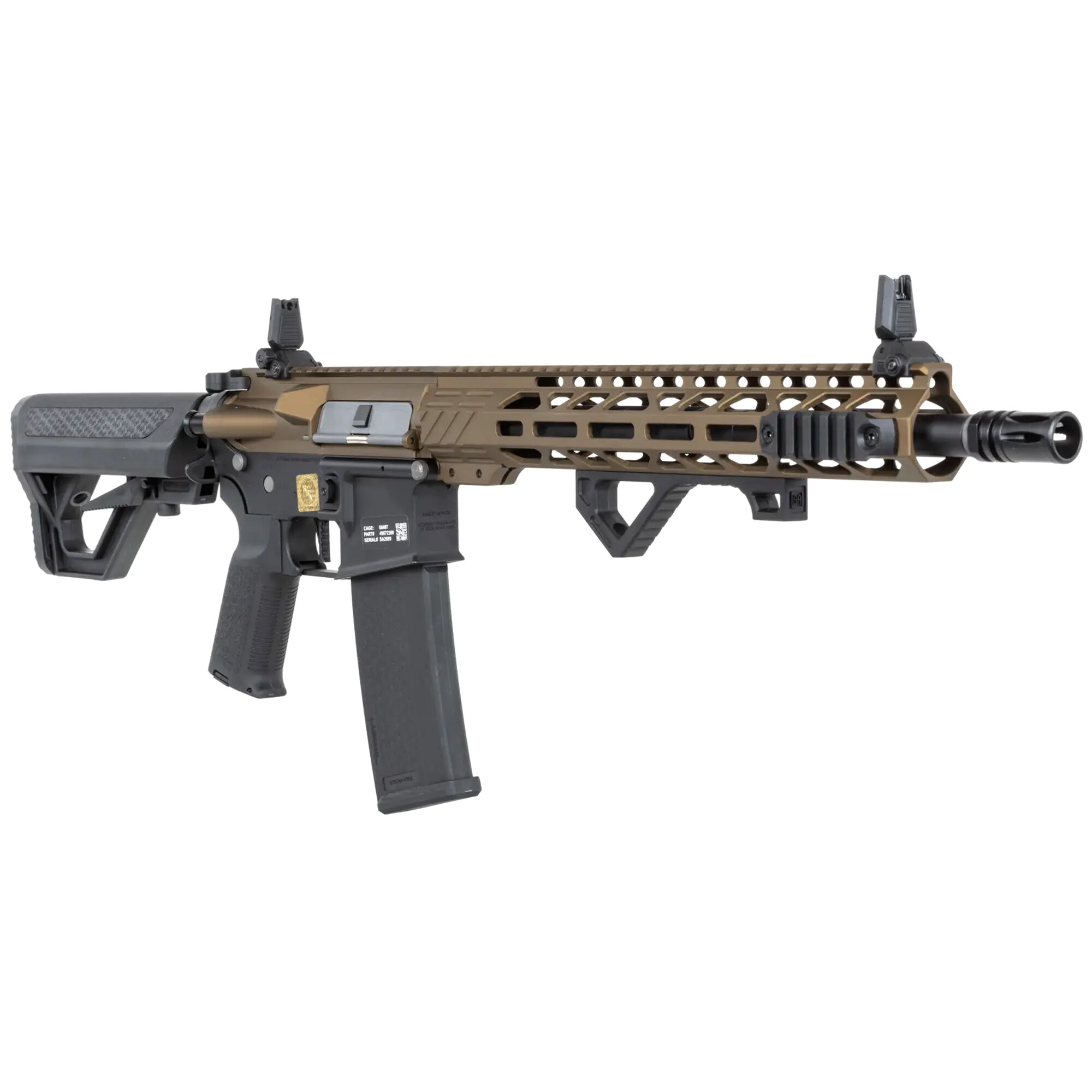 Штурмова гвинтівка AEG Specna Arms SA-E24-H EDGE Heavy Ops Stock HAL ETU - Chaos Bronze