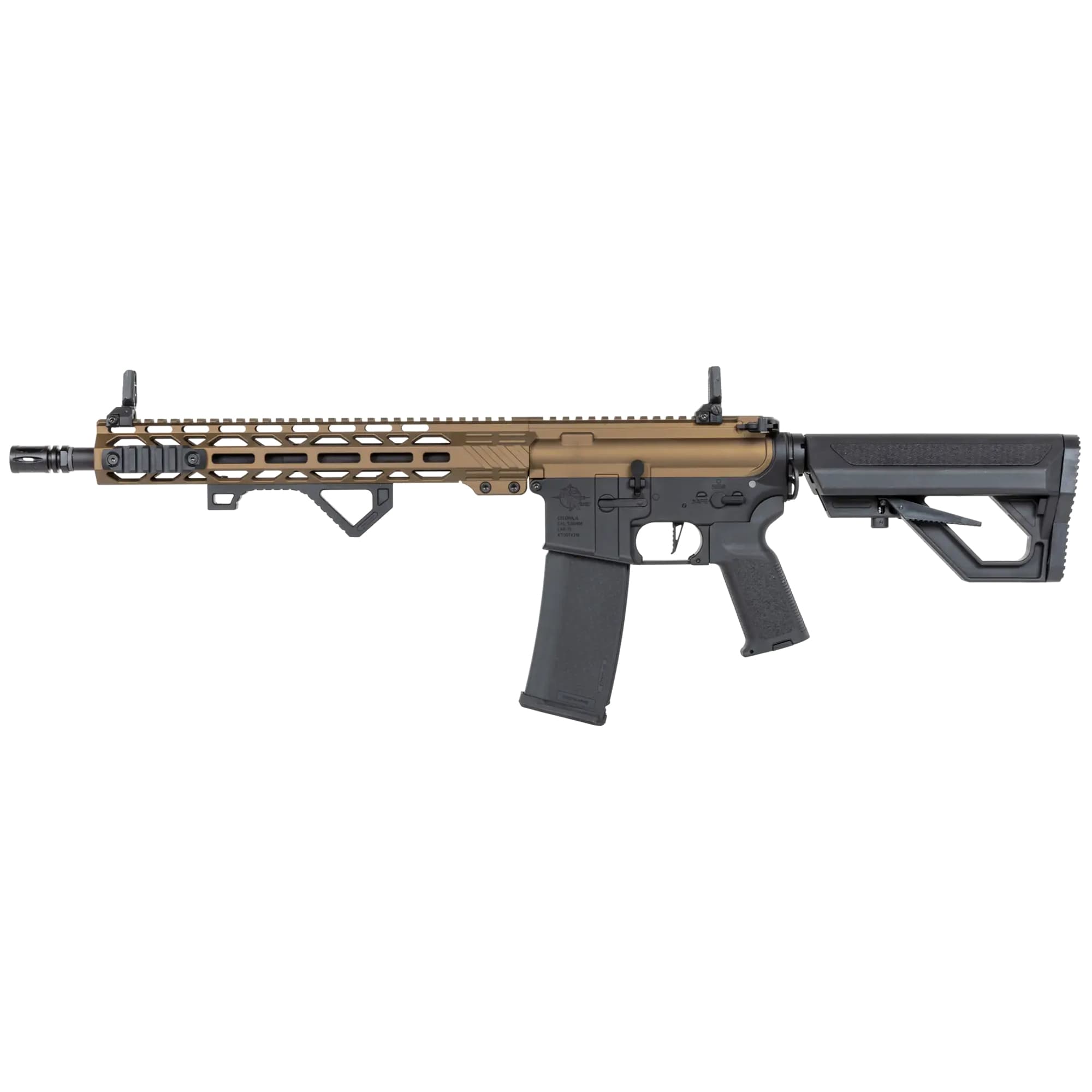 Штурмова гвинтівка AEG Specna Arms SA-E24-H EDGE Heavy Ops Stock HAL ETU - Chaos Bronze