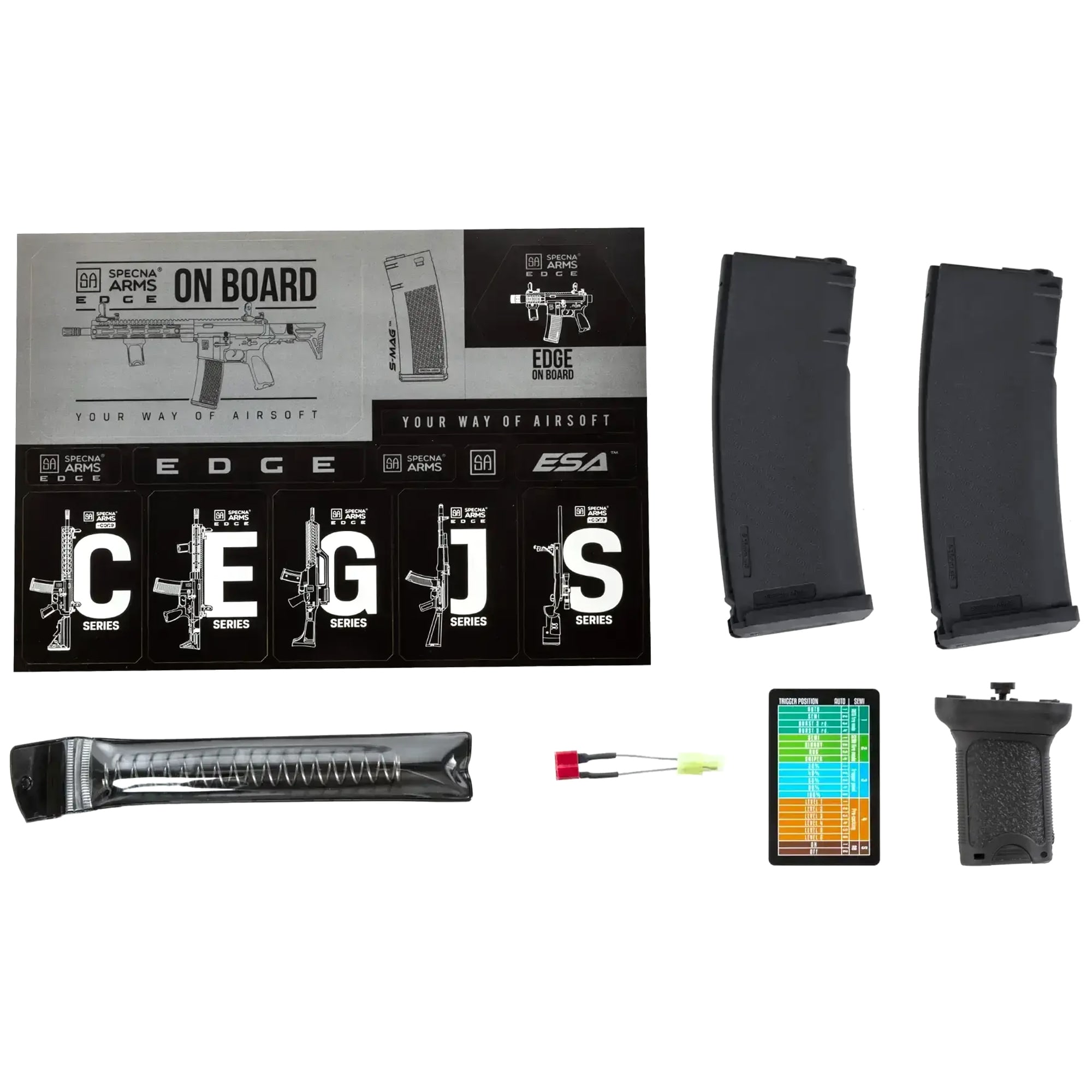 Karabinek szturmowy AEG Specna Arms SA-E25-L EDGE Light Ops Stock HAL ETU - Chaos Bronze