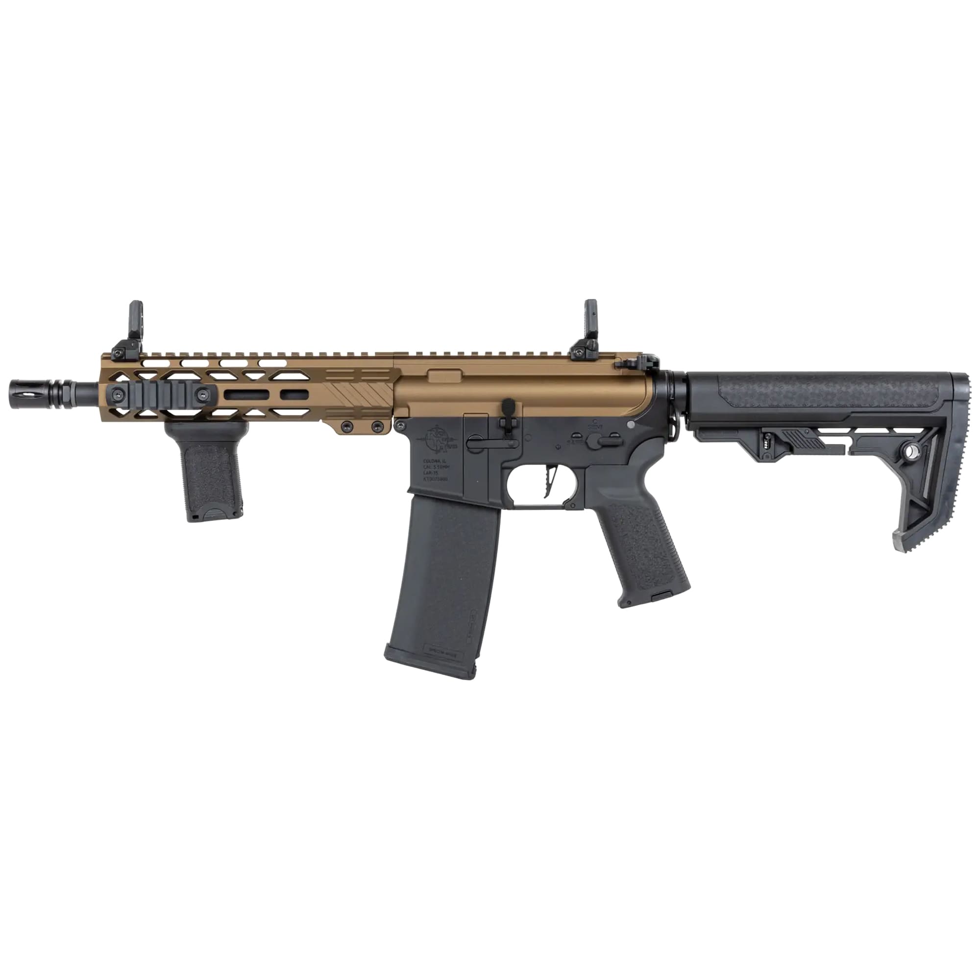 Karabinek szturmowy AEG Specna Arms SA-E25-L EDGE Light Ops Stock HAL ETU - Chaos Bronze