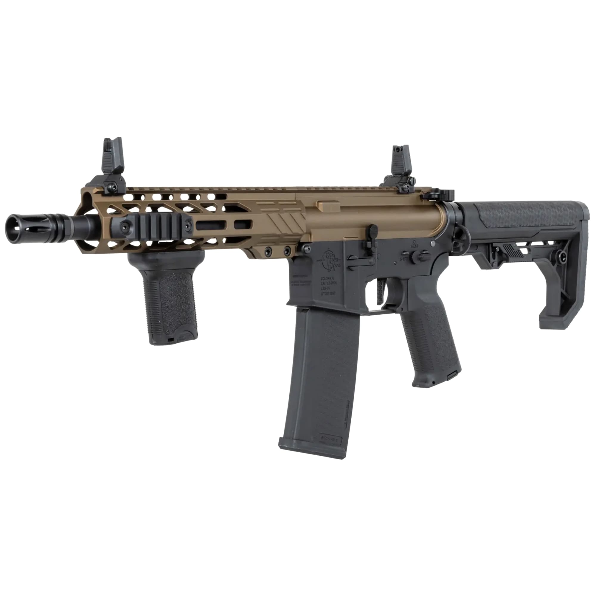 Karabinek szturmowy AEG Specna Arms SA-E25-L EDGE Light Ops Stock HAL ETU - Chaos Bronze
