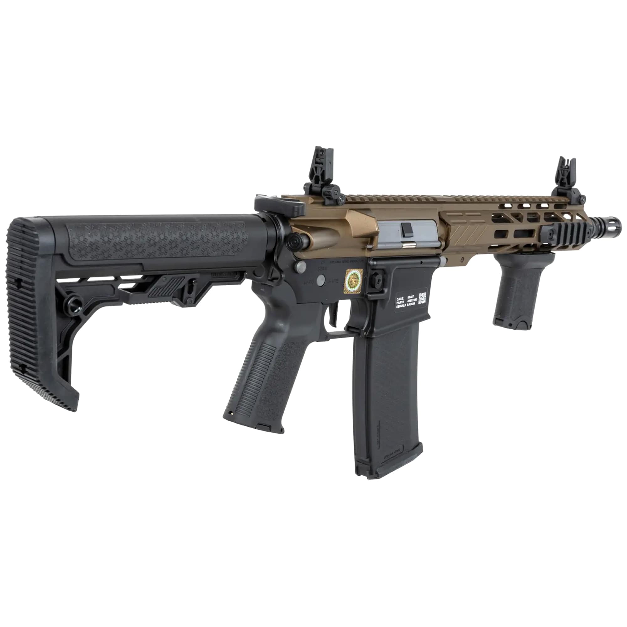 Karabinek szturmowy AEG Specna Arms SA-E25-L EDGE Light Ops Stock HAL ETU - Chaos Bronze