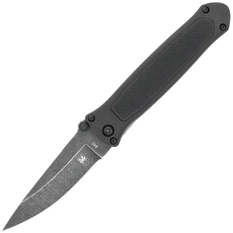 Nóż sprężynowy CobraTec Quick Strike Hidden Release - Black