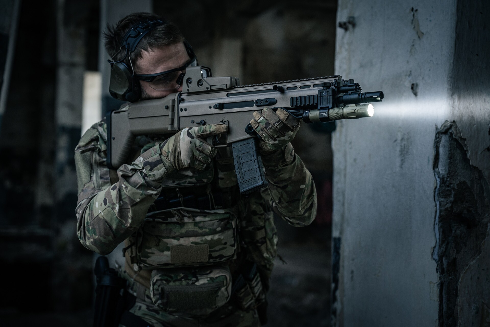 Тактичні окуляри Helikon-Tex LanRay Zestaw Shooting Pro - Black/Clear