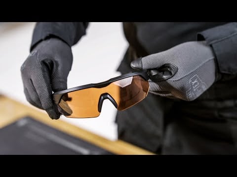 Тактичні окуляри Helikon LanRay Zestaw Shooting Pro - Black/Clear