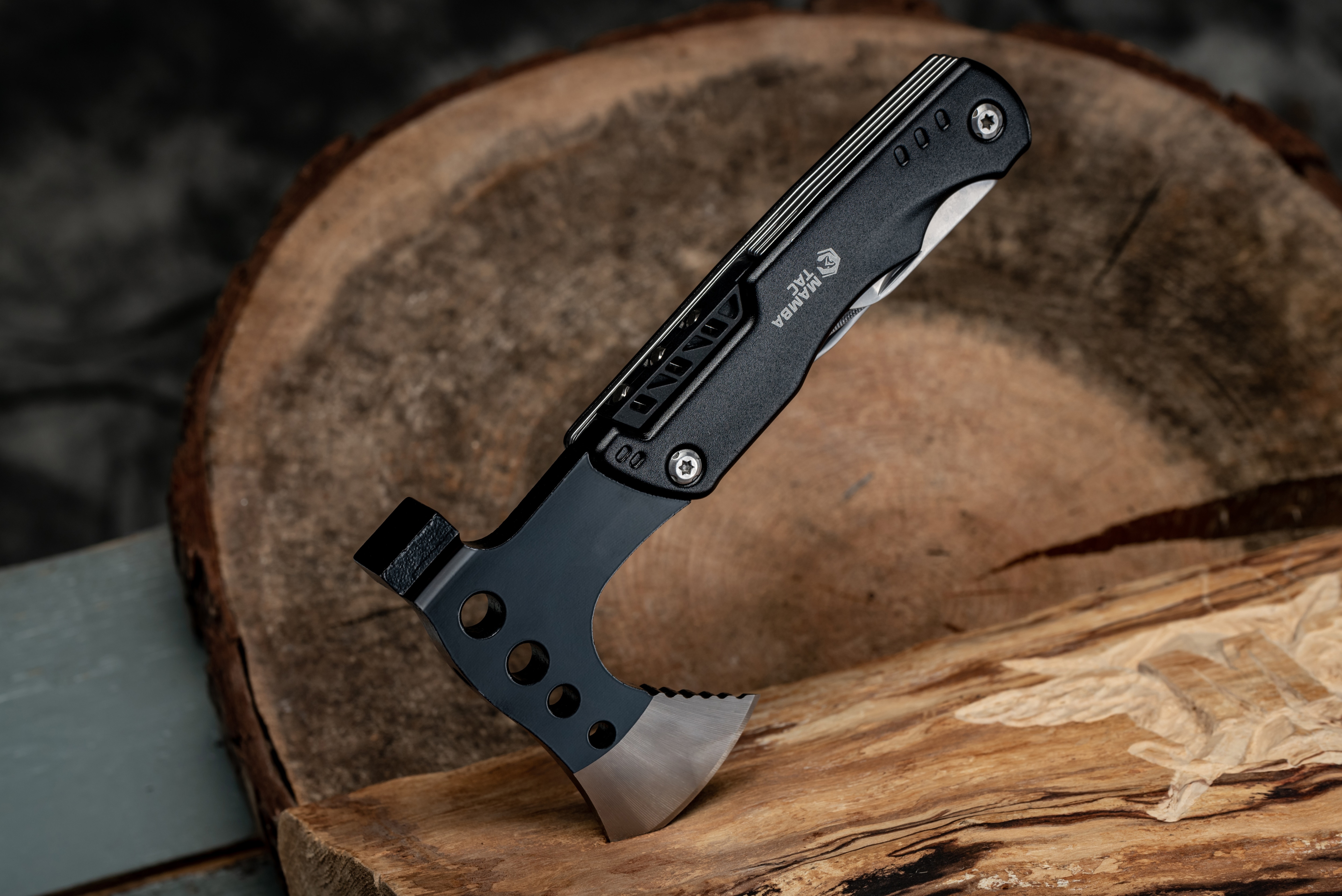 Multitool Mamba Tac Axe Cutter 17w1 - Black