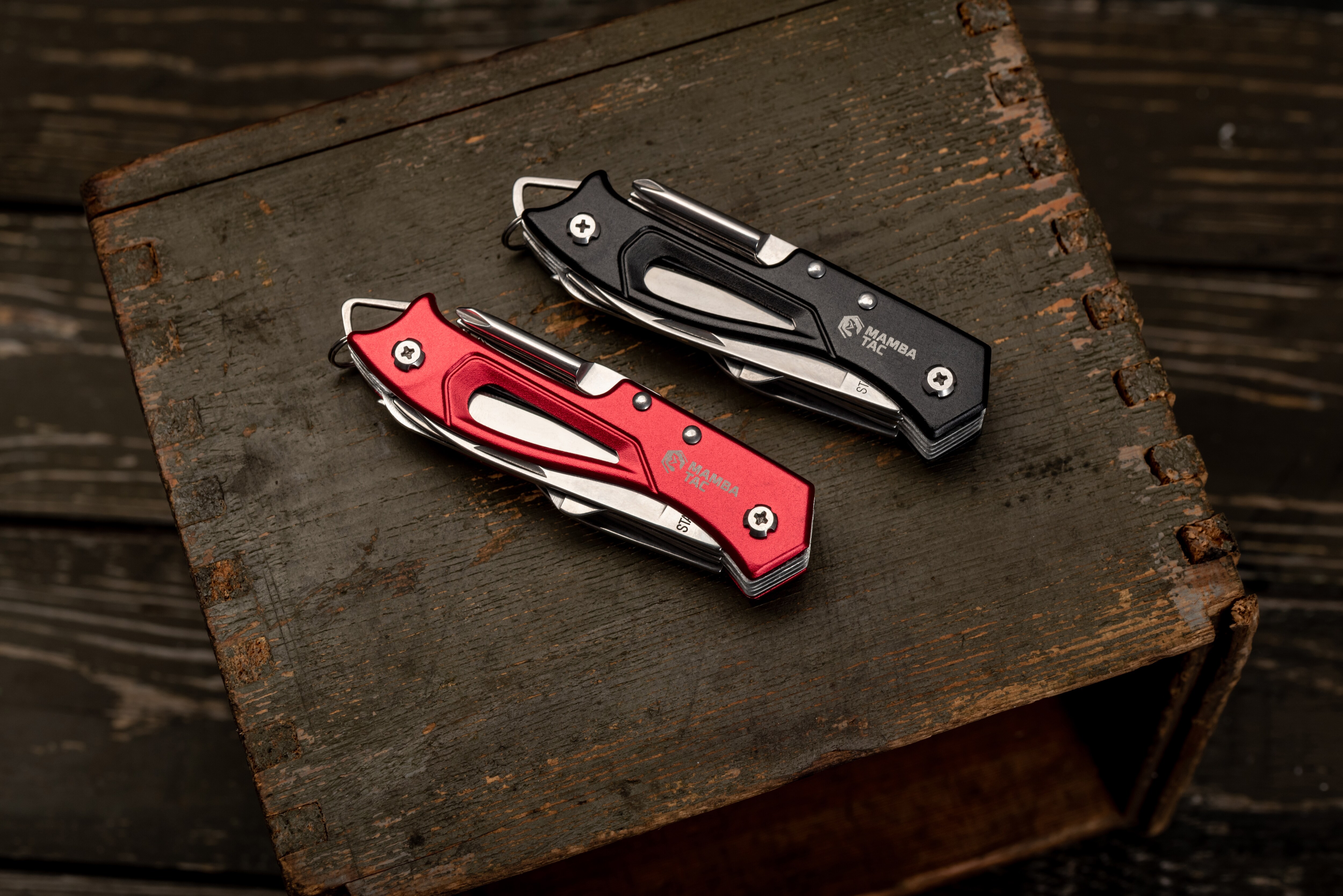 Scyzoryk Mamba Tac Handy Knife - Red