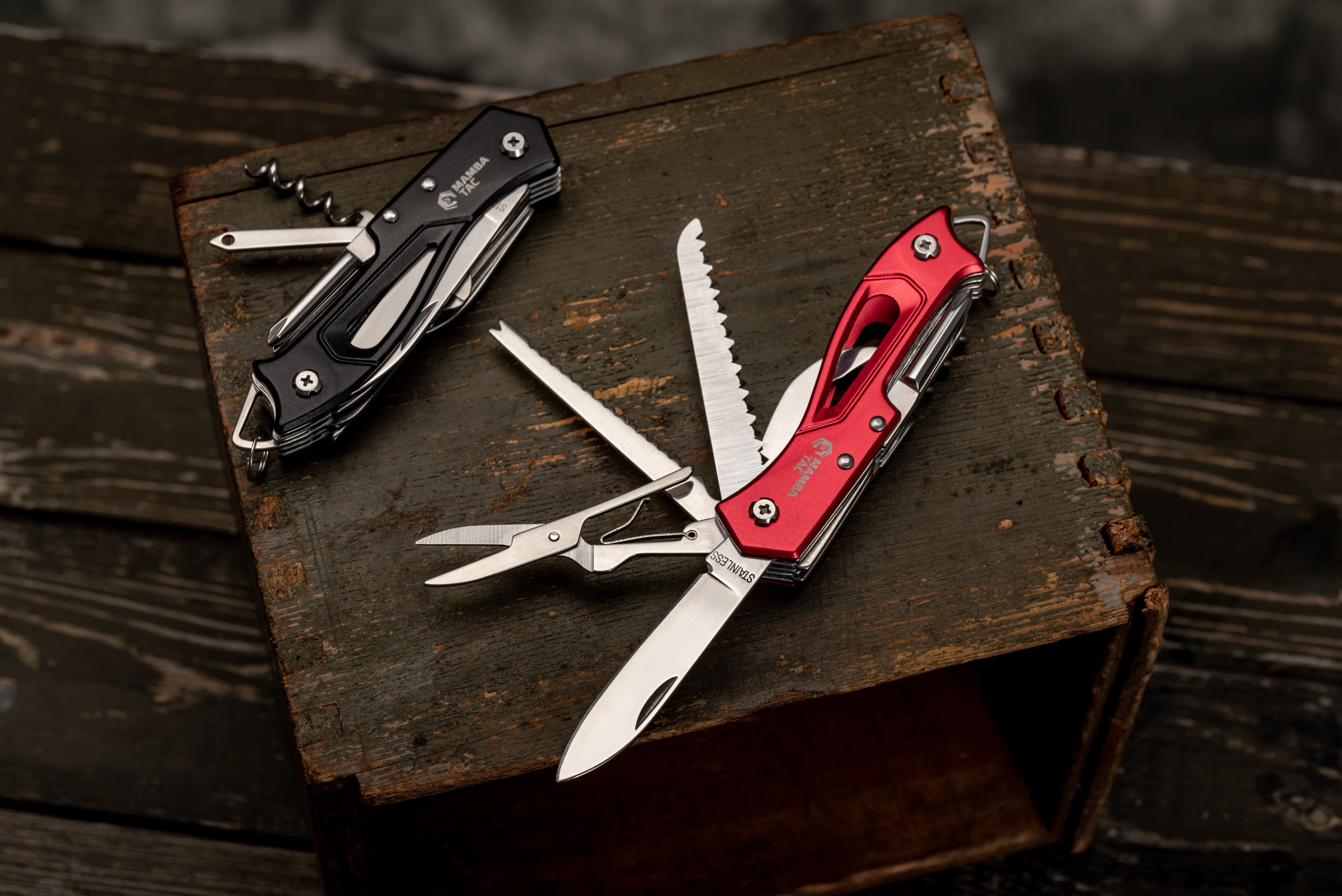 Scyzoryk Mamba Tac Handy Knife - Red