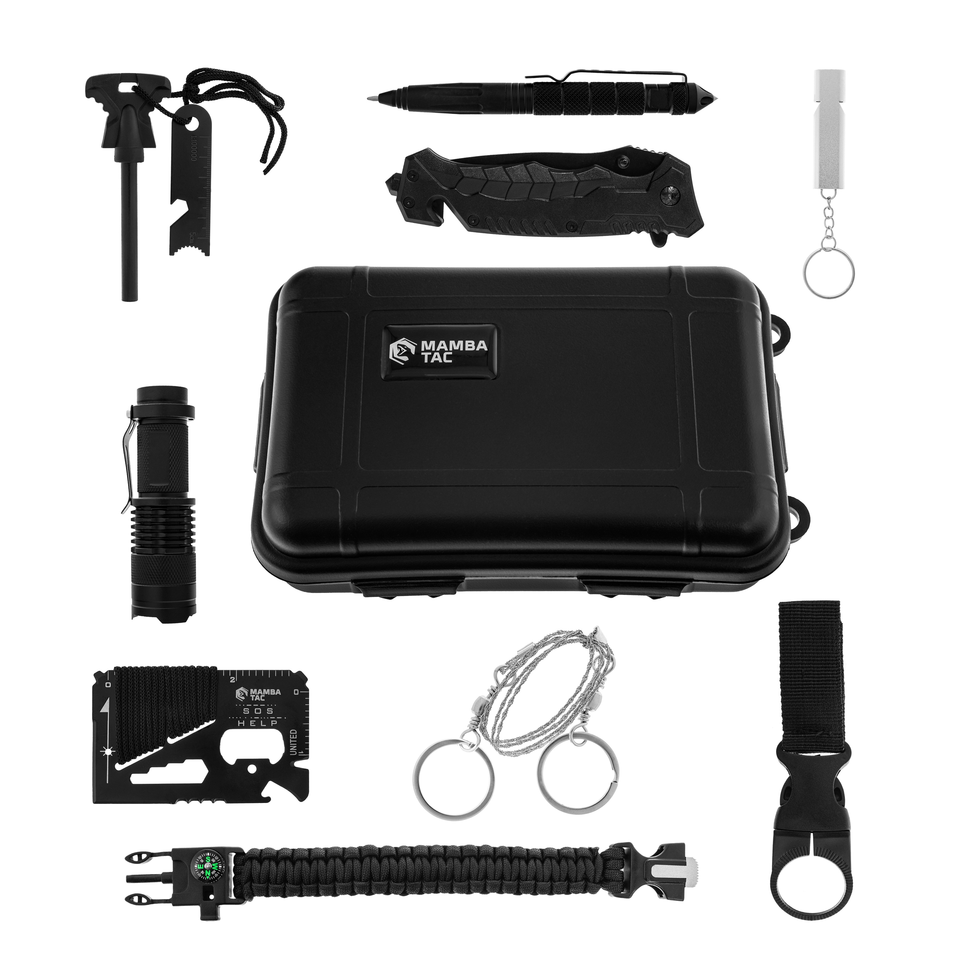 Zestaw survivalowy Mamba Tac Must Have Survival Kit