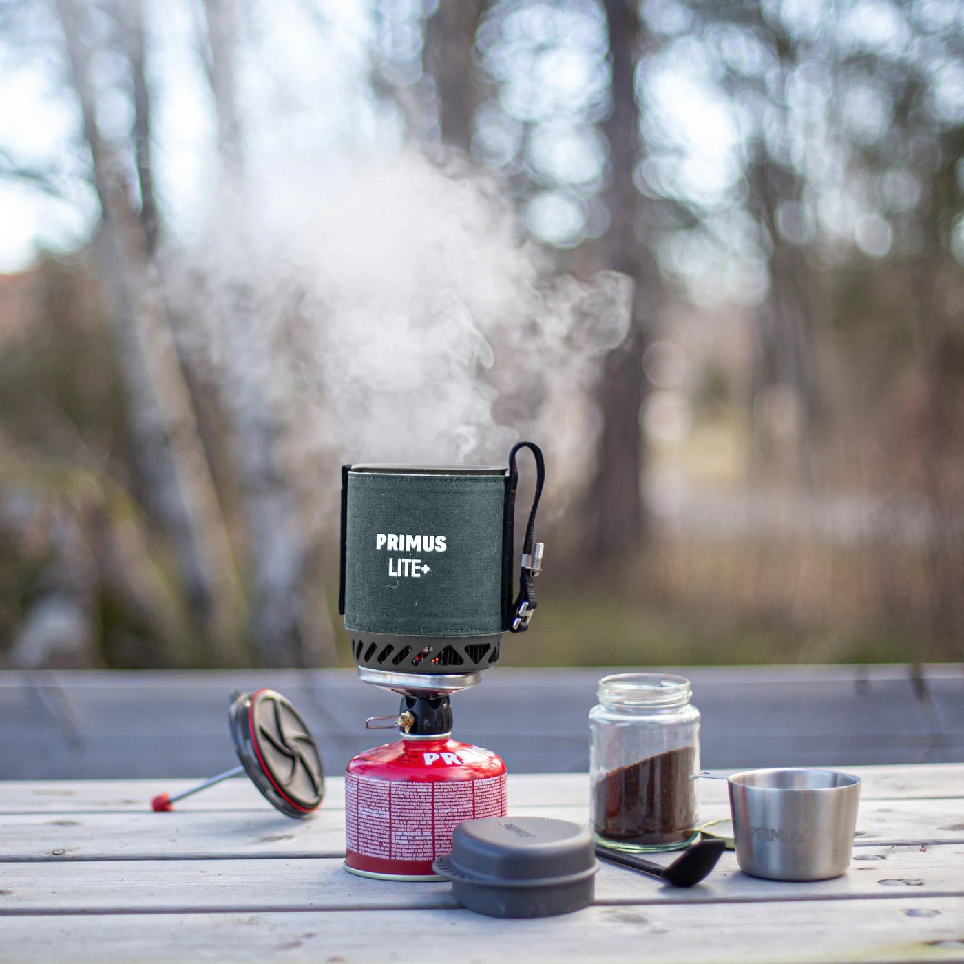 Palnik turystyczny Primus Lite Plus Stove System z garnkiem 0,5 l - Green